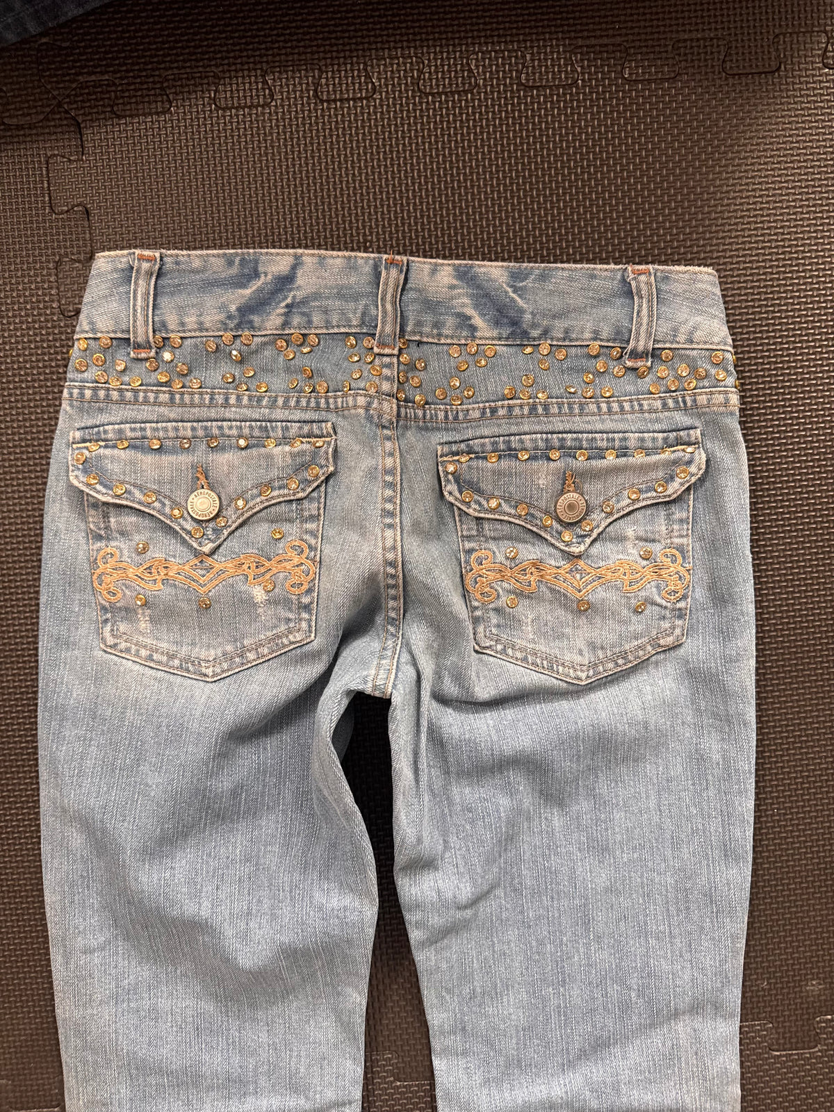 Lågmidjade jeans stl: S