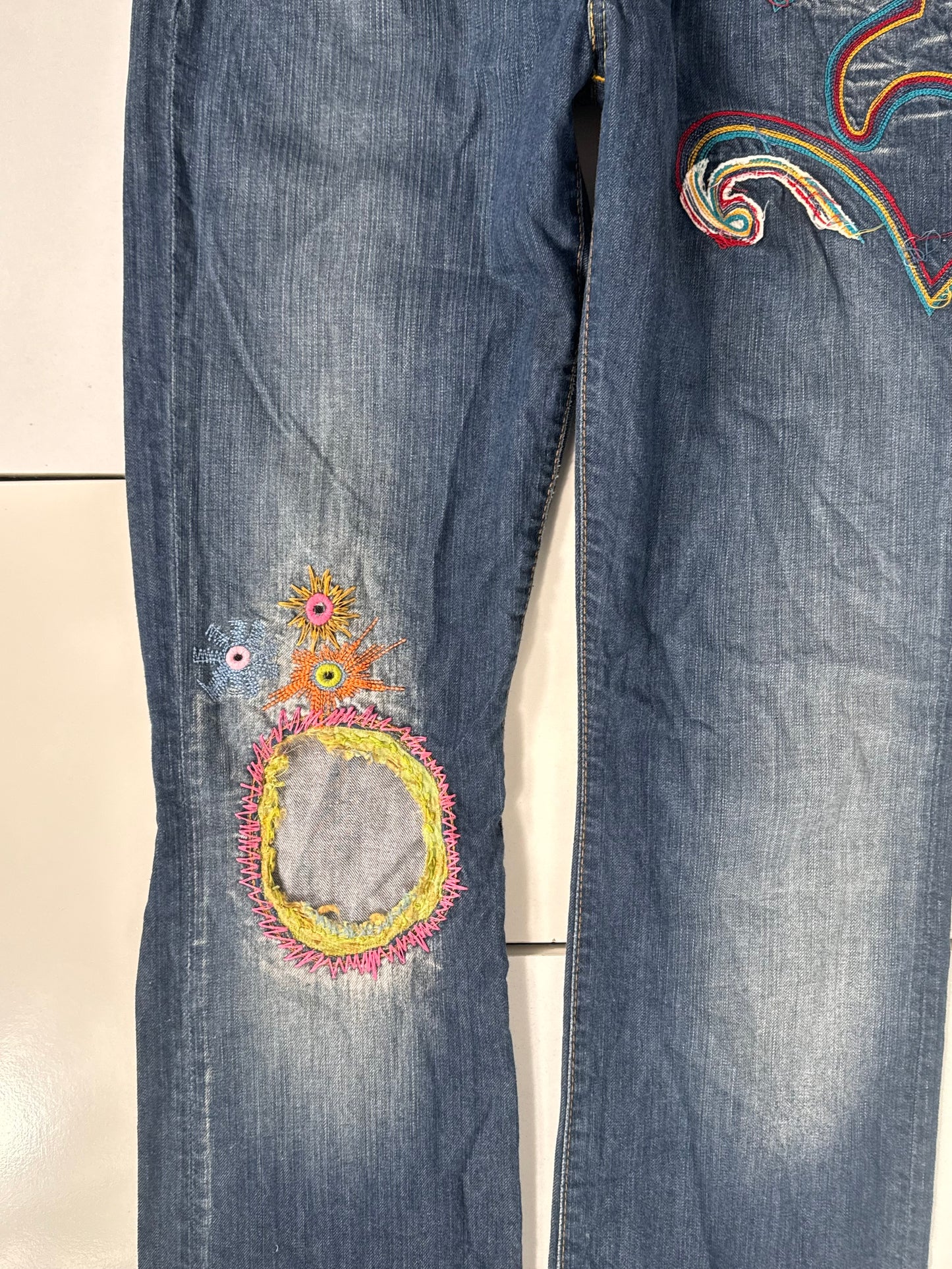 Lavtaljede jeans str: S