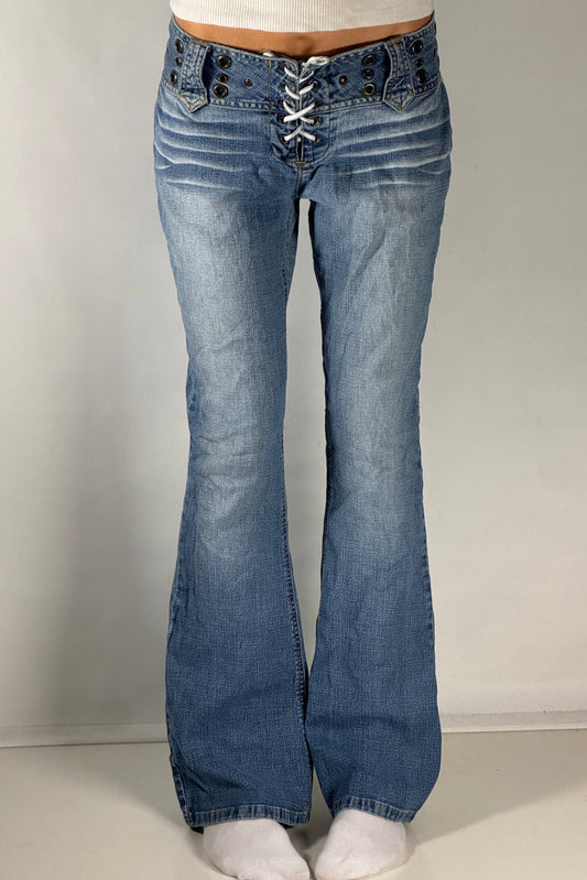 Lågmidjade jeans stl: S/M