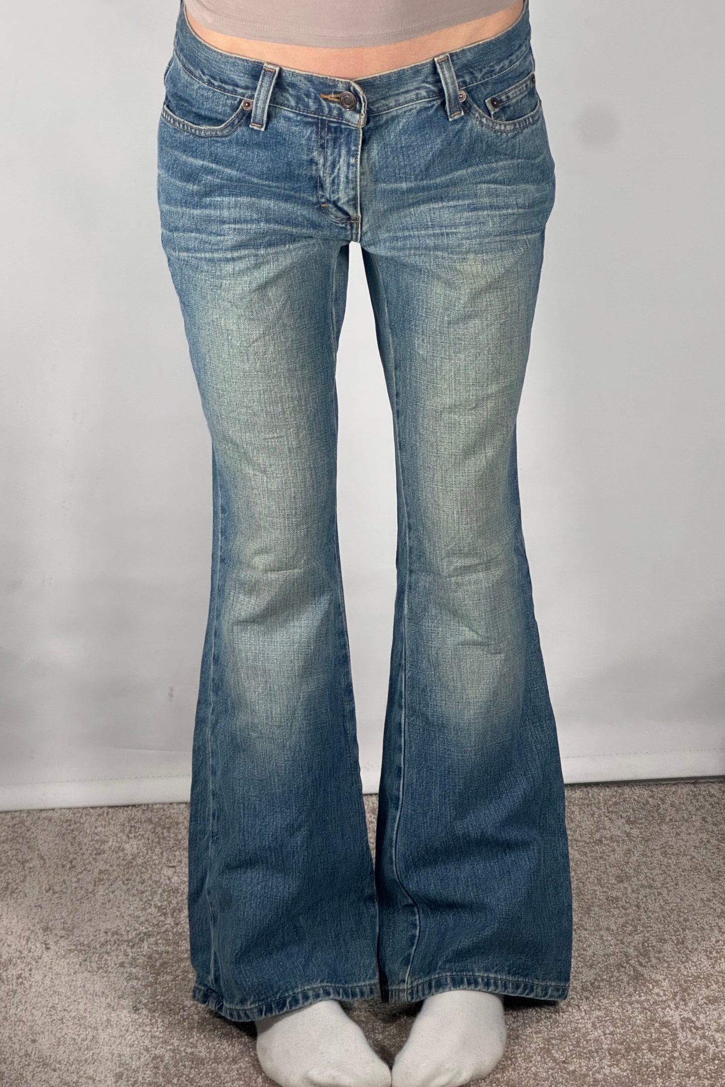Lågmidjade jeans stl: S
