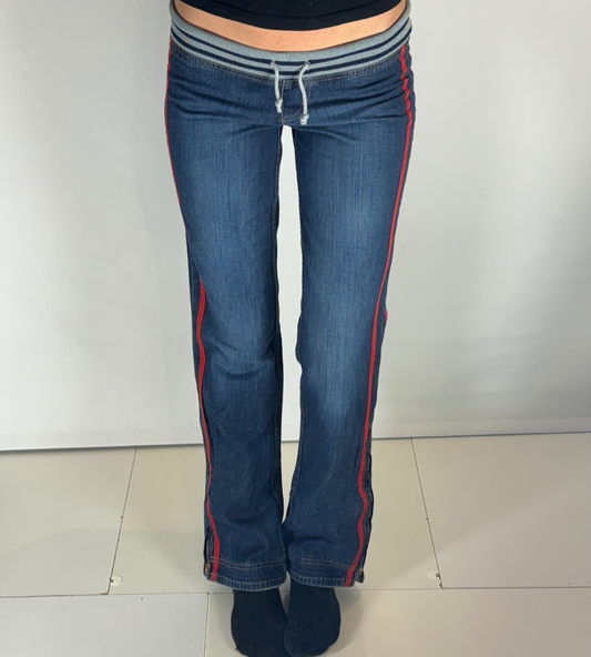 Lågmidjade jeans–stl: XS
