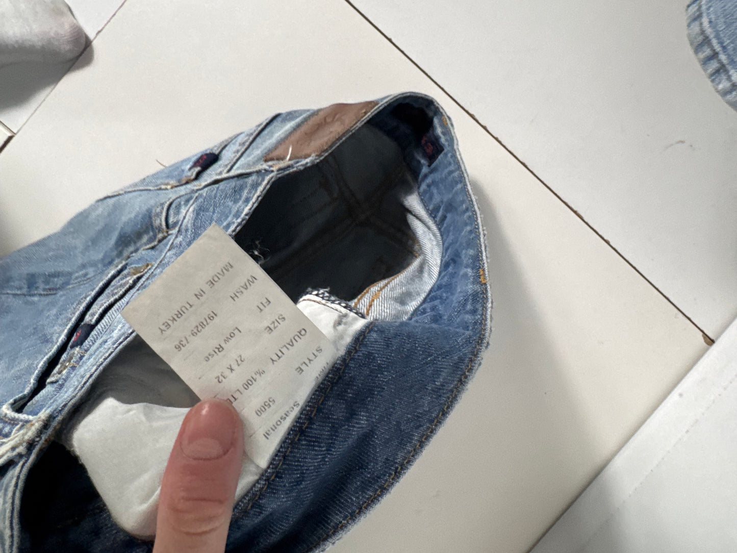 Lågmidjade jeans stl: XS