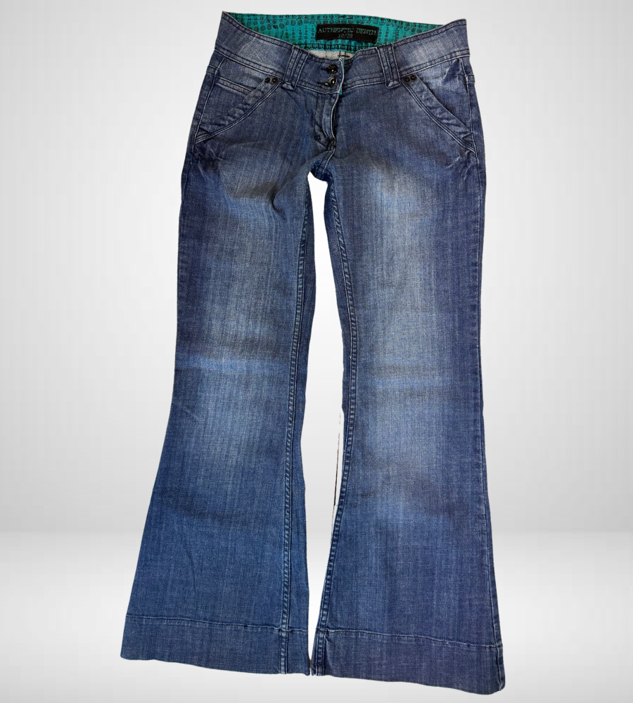 Lågmidjade jeans–stl: S