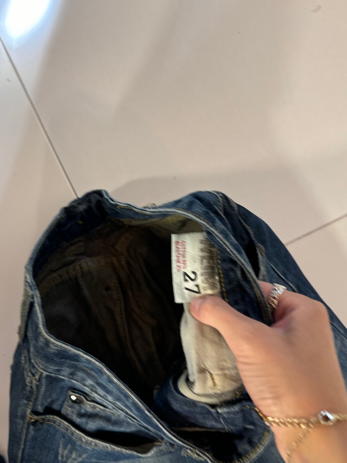 Lågmidjade jeans stl: