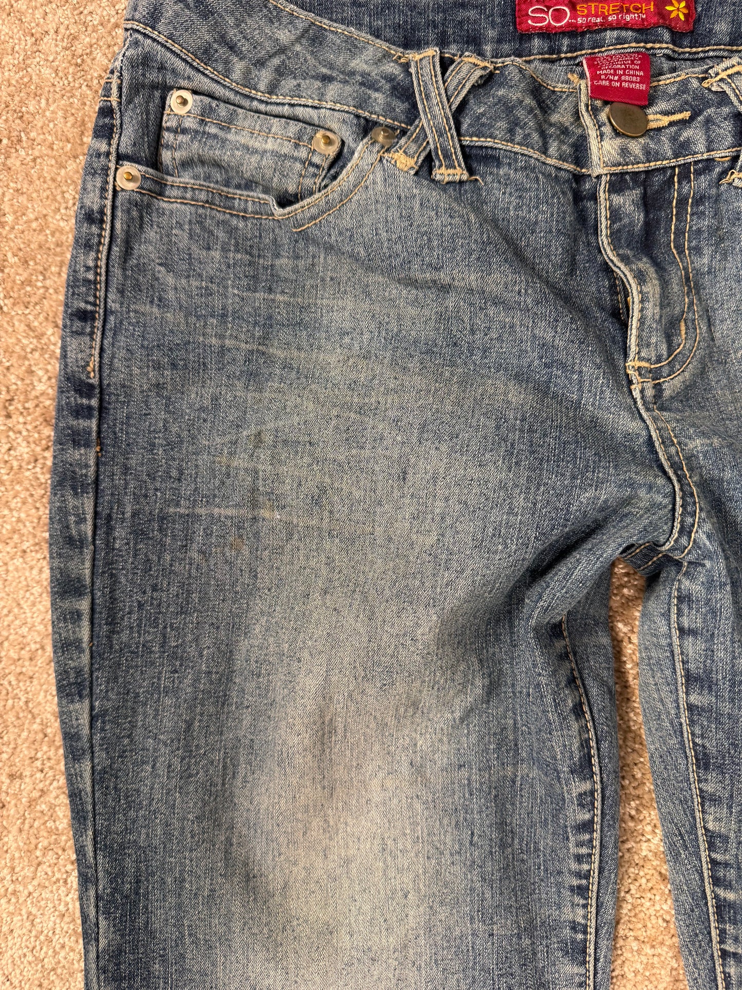 Lågmidjade jeans stl: S