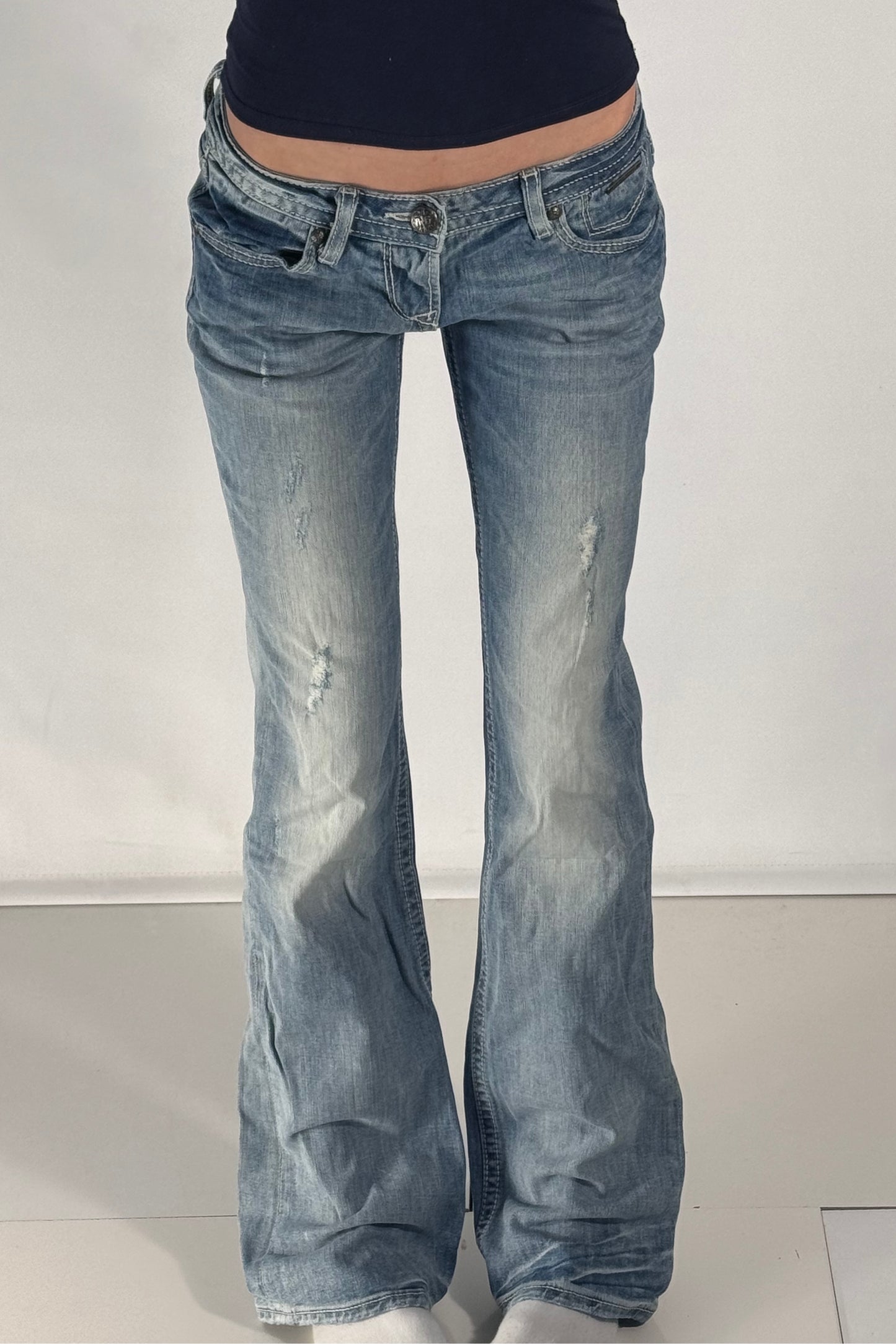 Lågmidjade jeans stl: XS