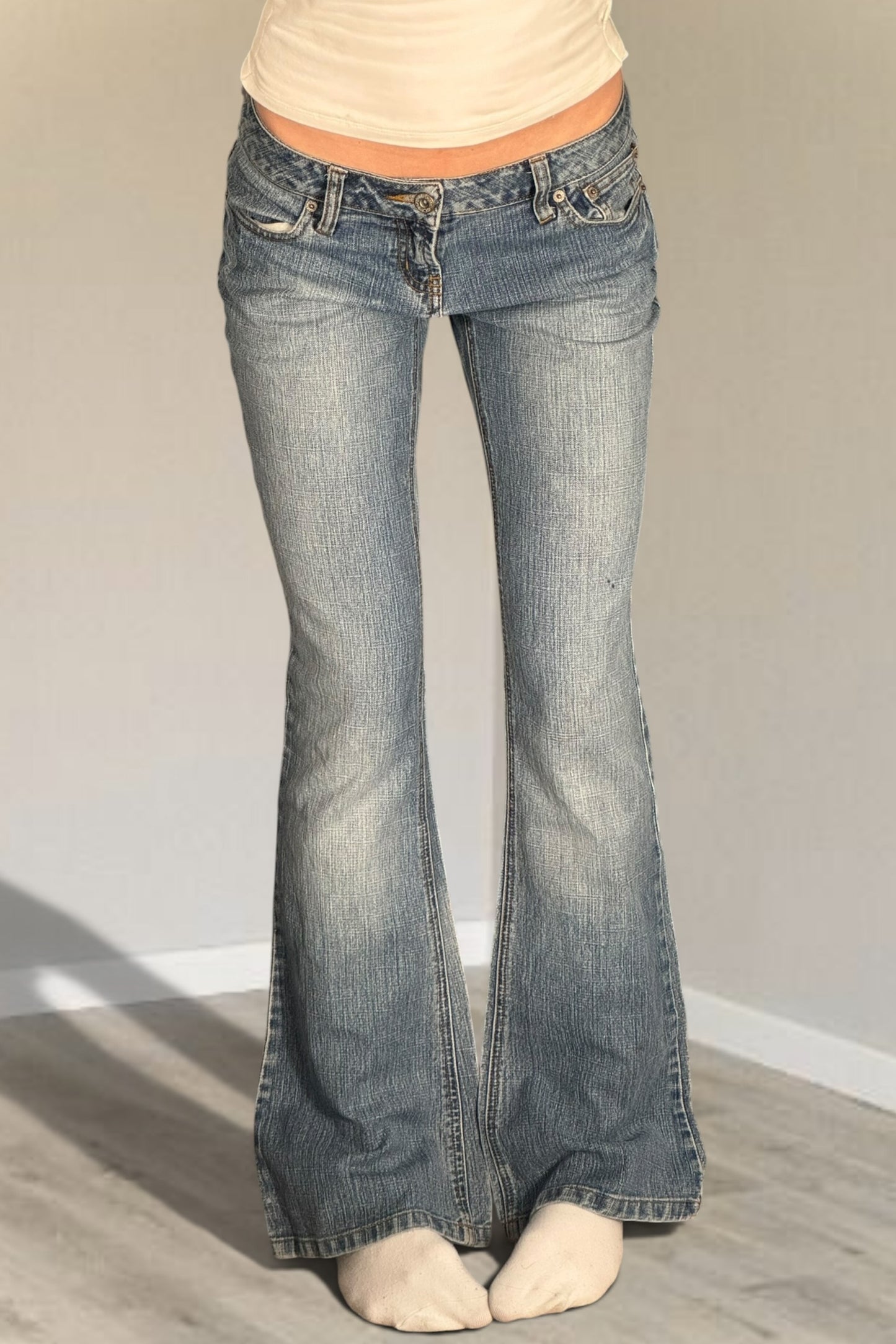 Lågmidjade jeans stl: XS/S