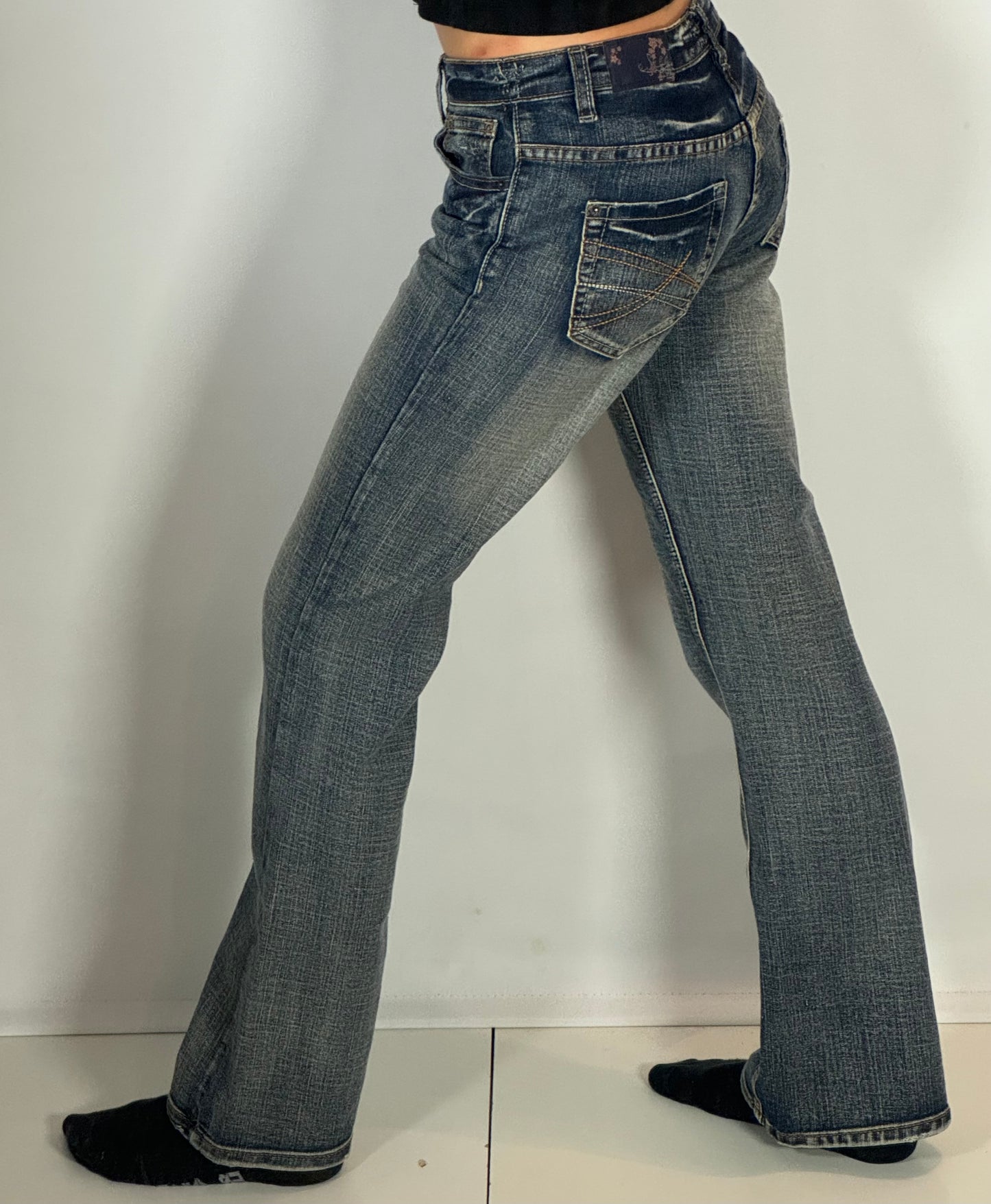Lågmidjade jeans stl: S