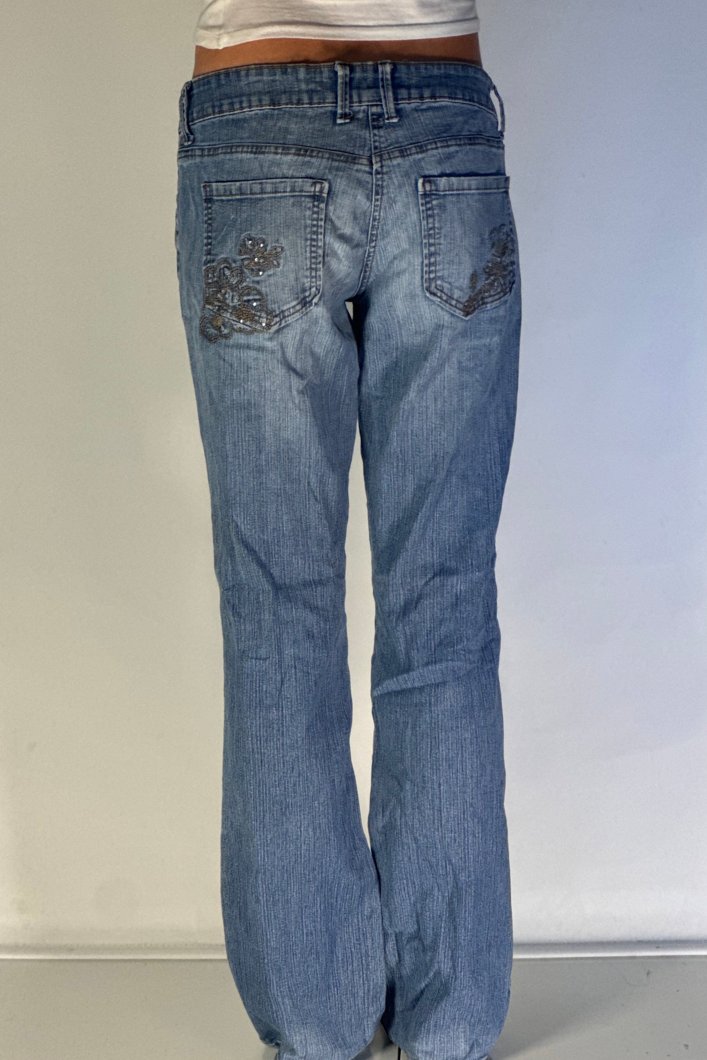 Lågmidjade jeans stl: S