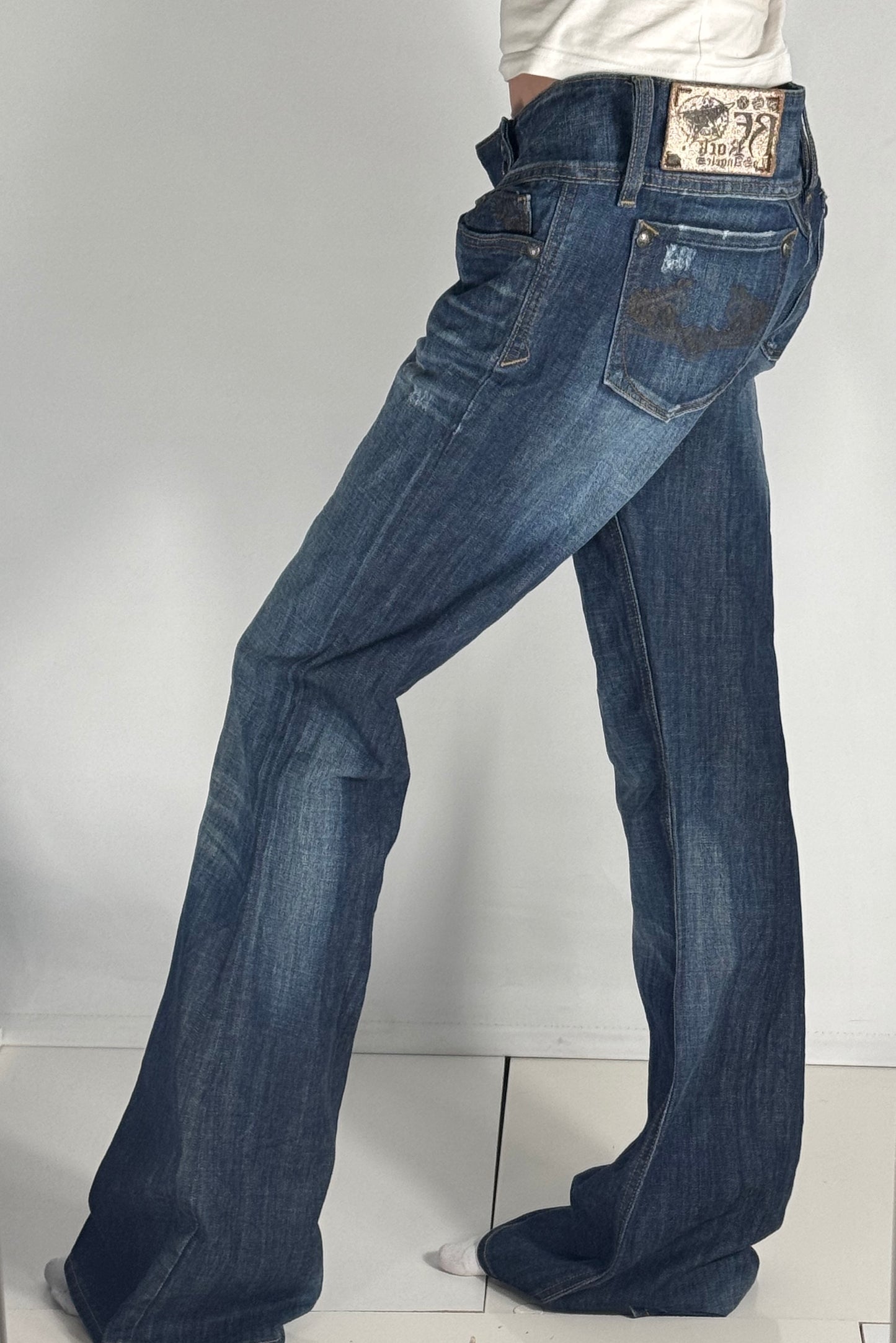 Lågmidjade jeans stl: M