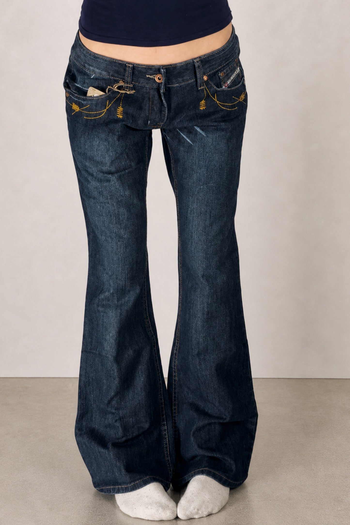 Lavtaljede jeans str: M (W30/L32)