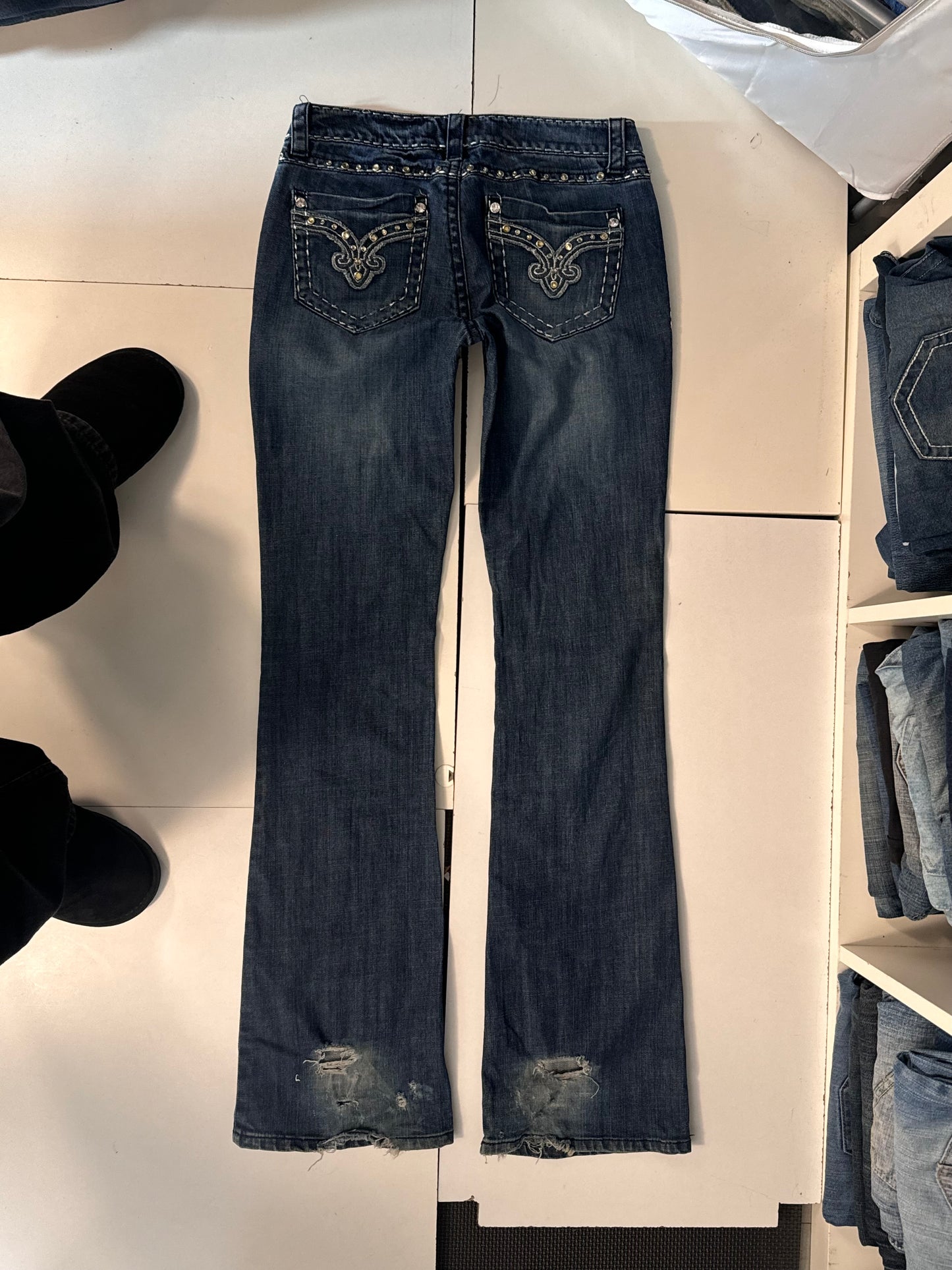 Lågmidjade jeans stl: XS