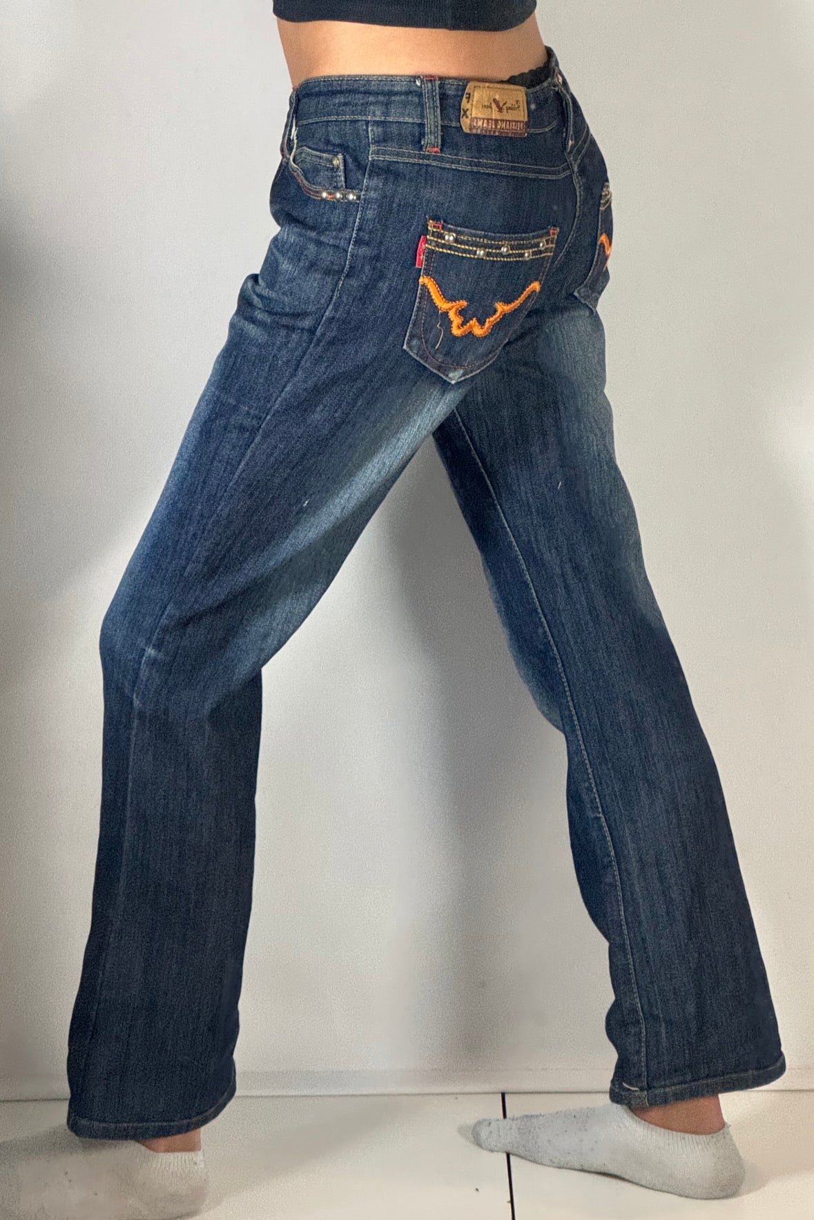 Lågmidjade jeans stl: