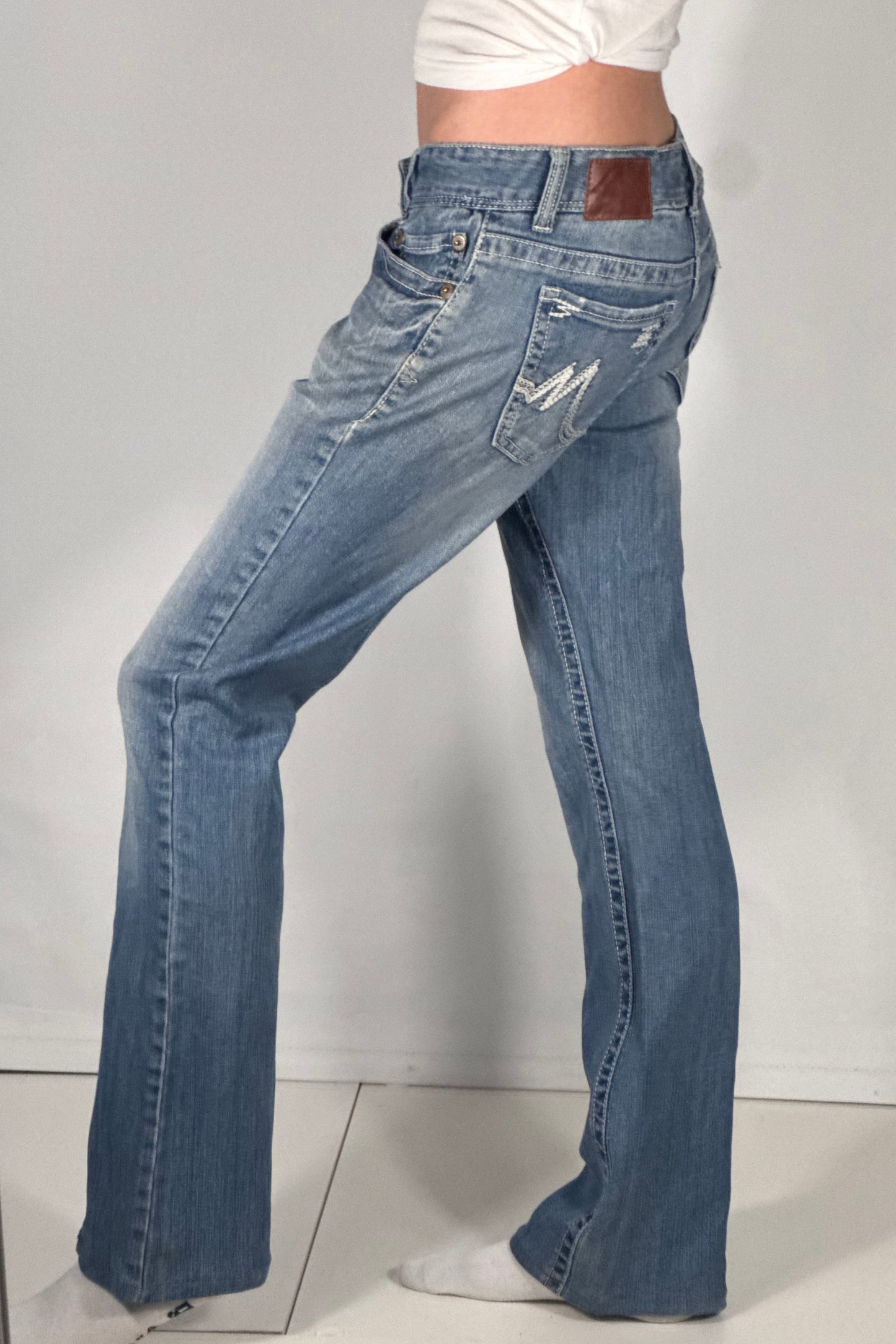 Lågmidjade jeans stl: S