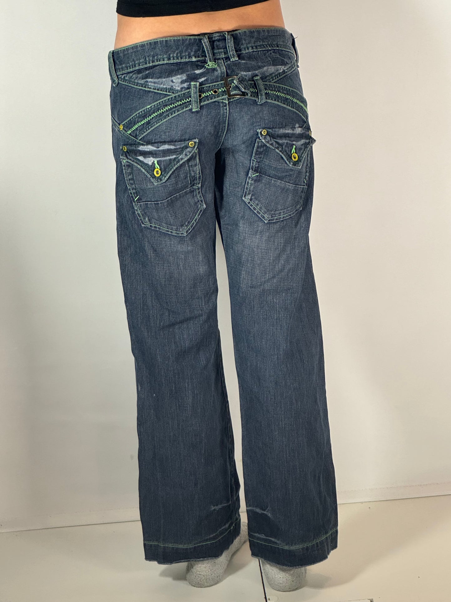 Lågmidjade jeans stl: S/M