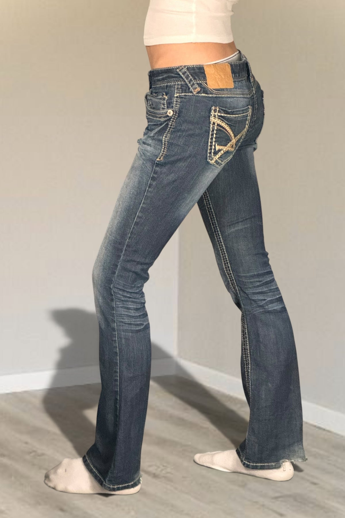 Lågmidjade jeans stl: S