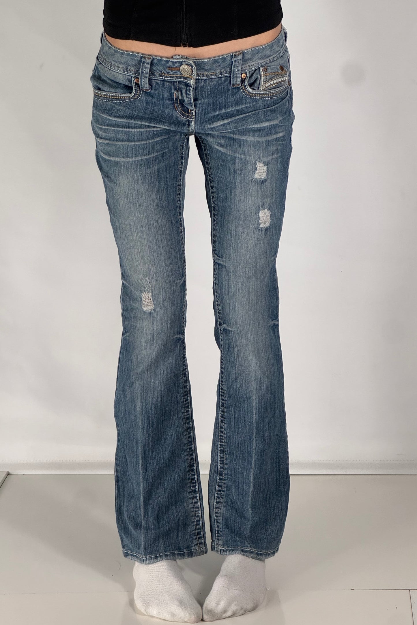 Lågmidjade jeans stl: S