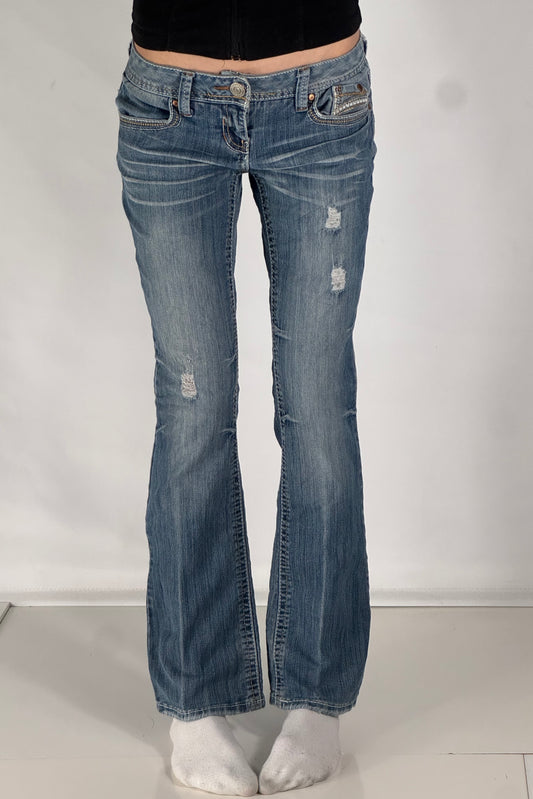 Lågmidjade jeans stl: S