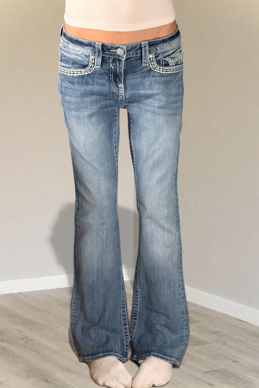 Lågmidjade jeans stl: S