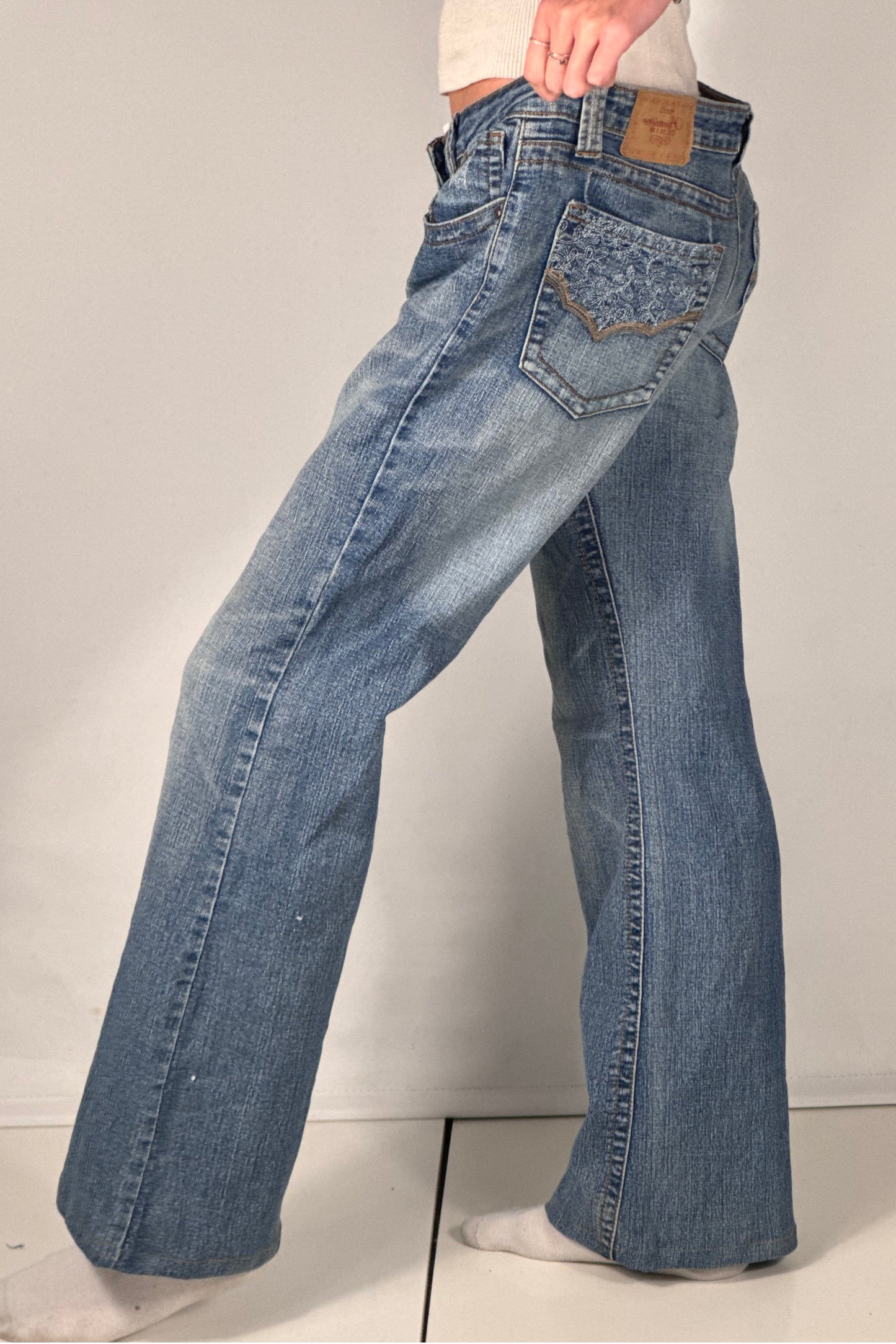 Lågmidjade jeans stl: M/L