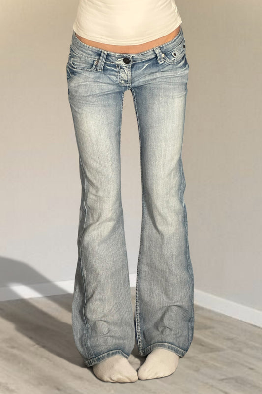 Lågmidjade jeans stl: S