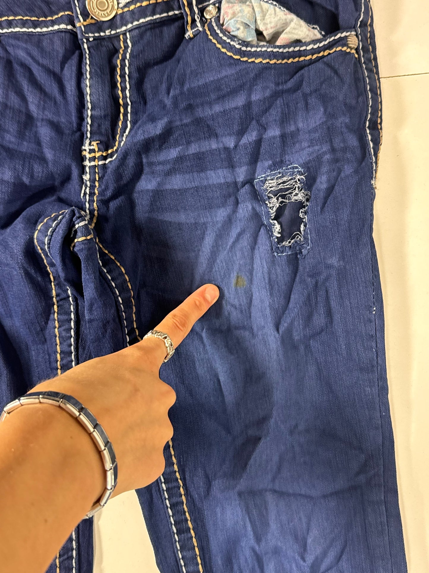 Lågmidjade jeans stl: S