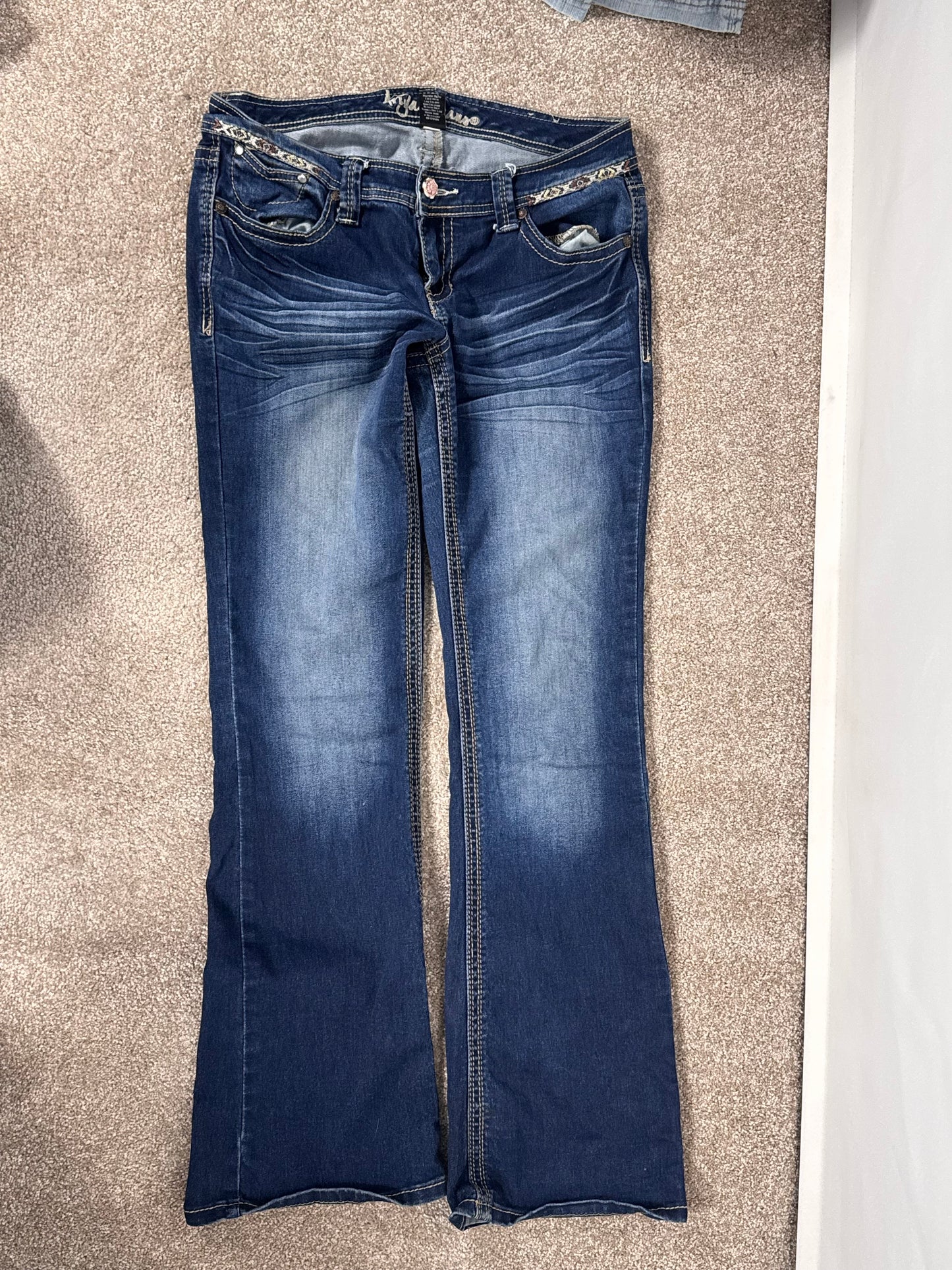 Lågmidjade jeans stl: M