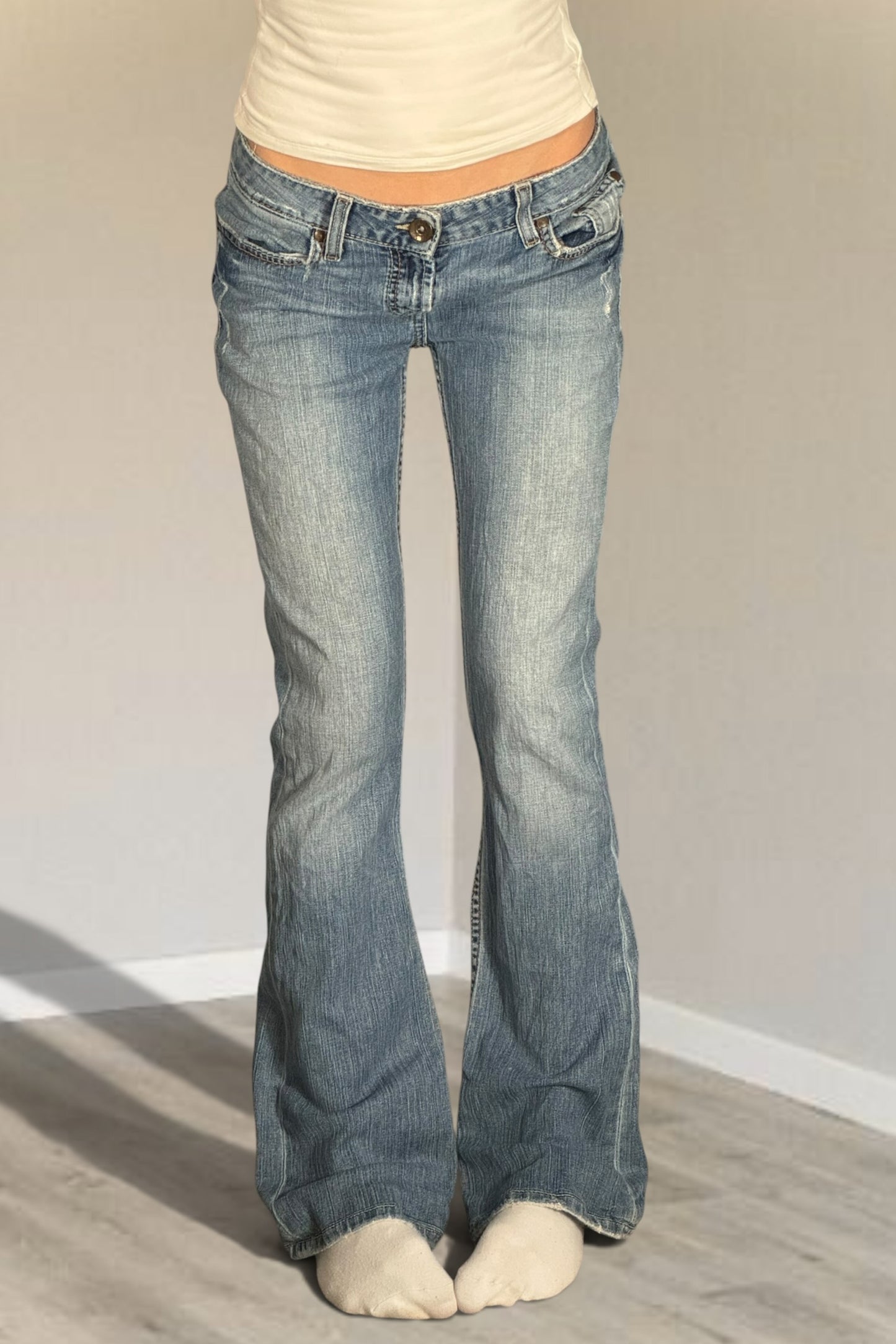 Lågmidjade jeans stl: S