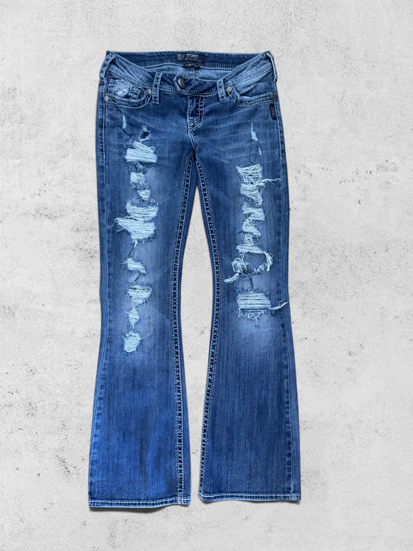 Lågmidjade jeans stl: S
