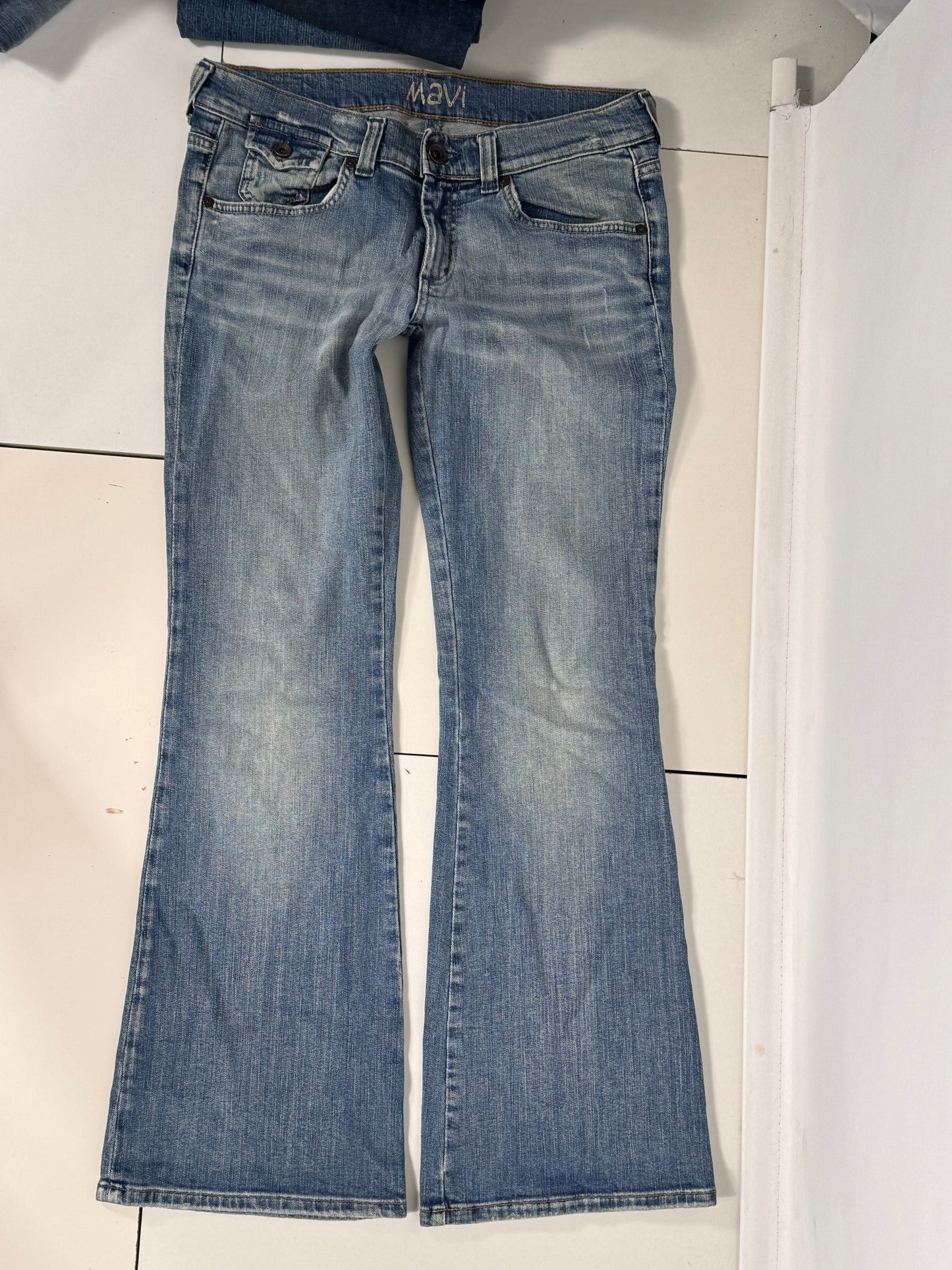 Lavtaljede jeans str: S