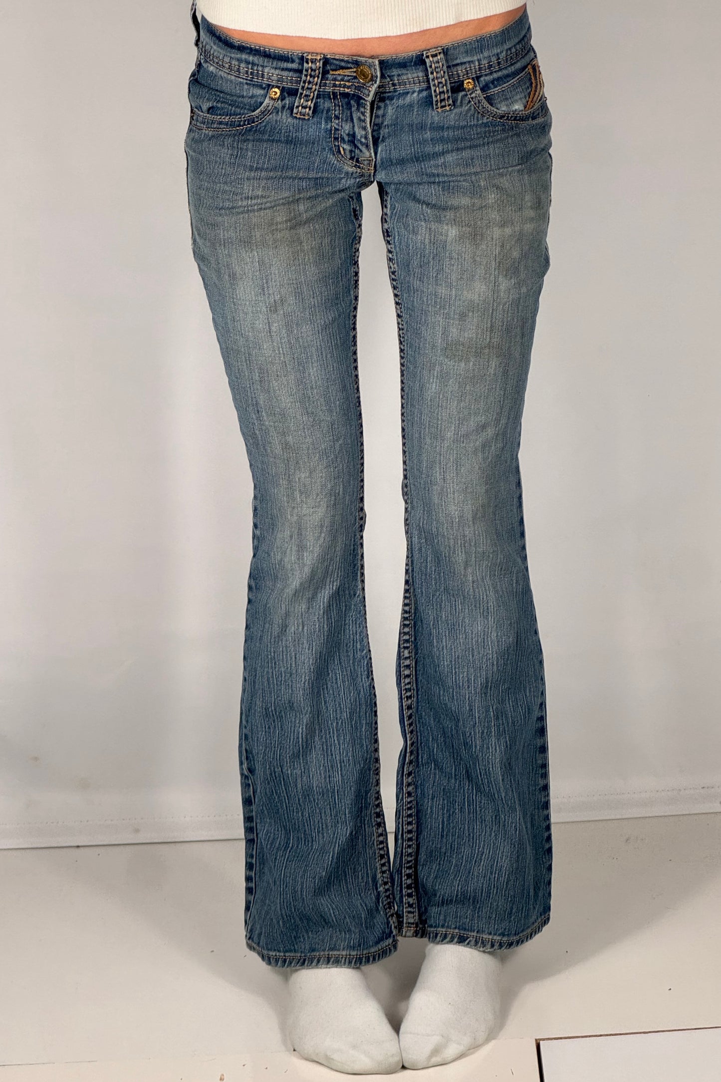 Lavlivede jeans str: XXS