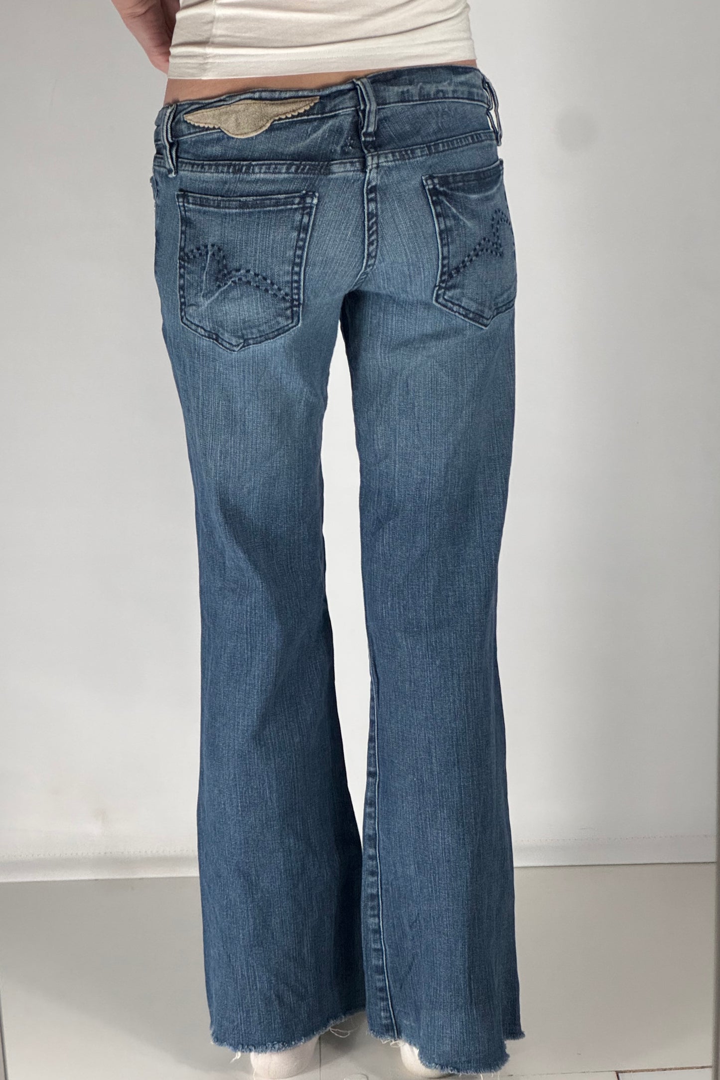 Lågmidjade jeans stl: S