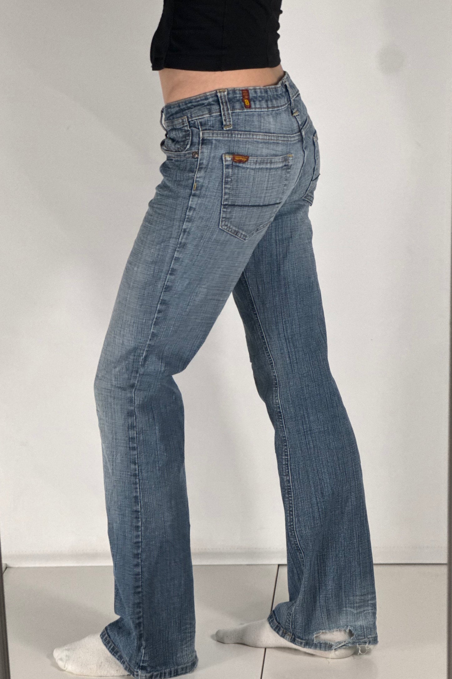 Lågmidjade jeans stl: S
