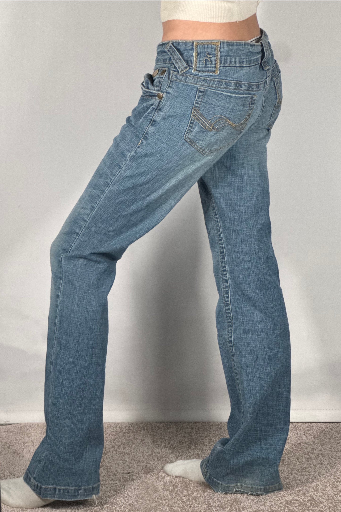 Lågmidjade jeans stl: M