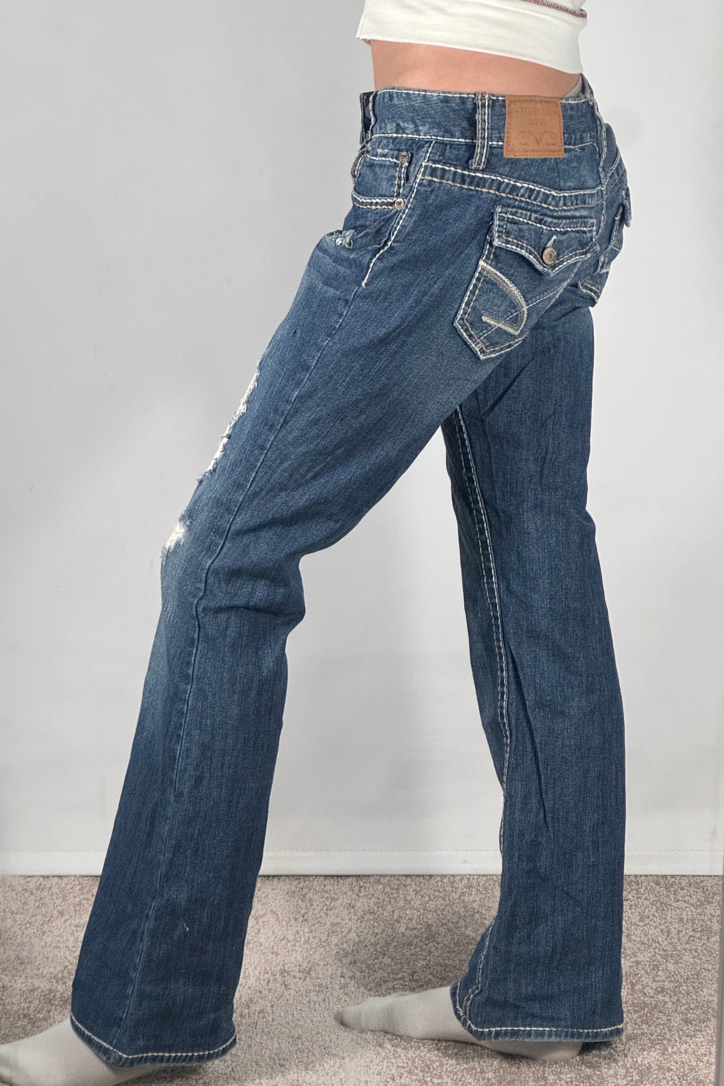 Lågmidjade jeans stl: XS