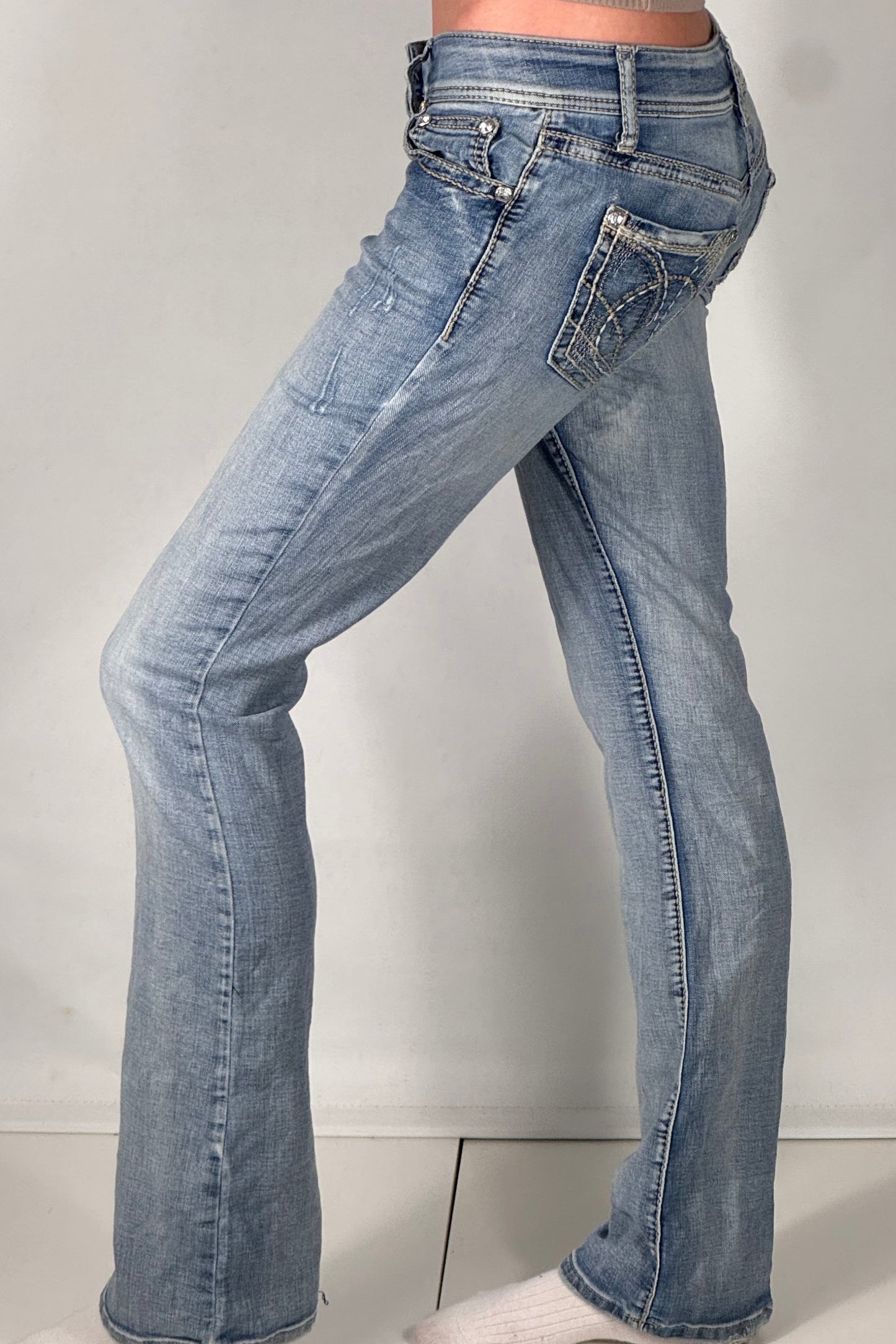 Lågmidjade jeans stl: S