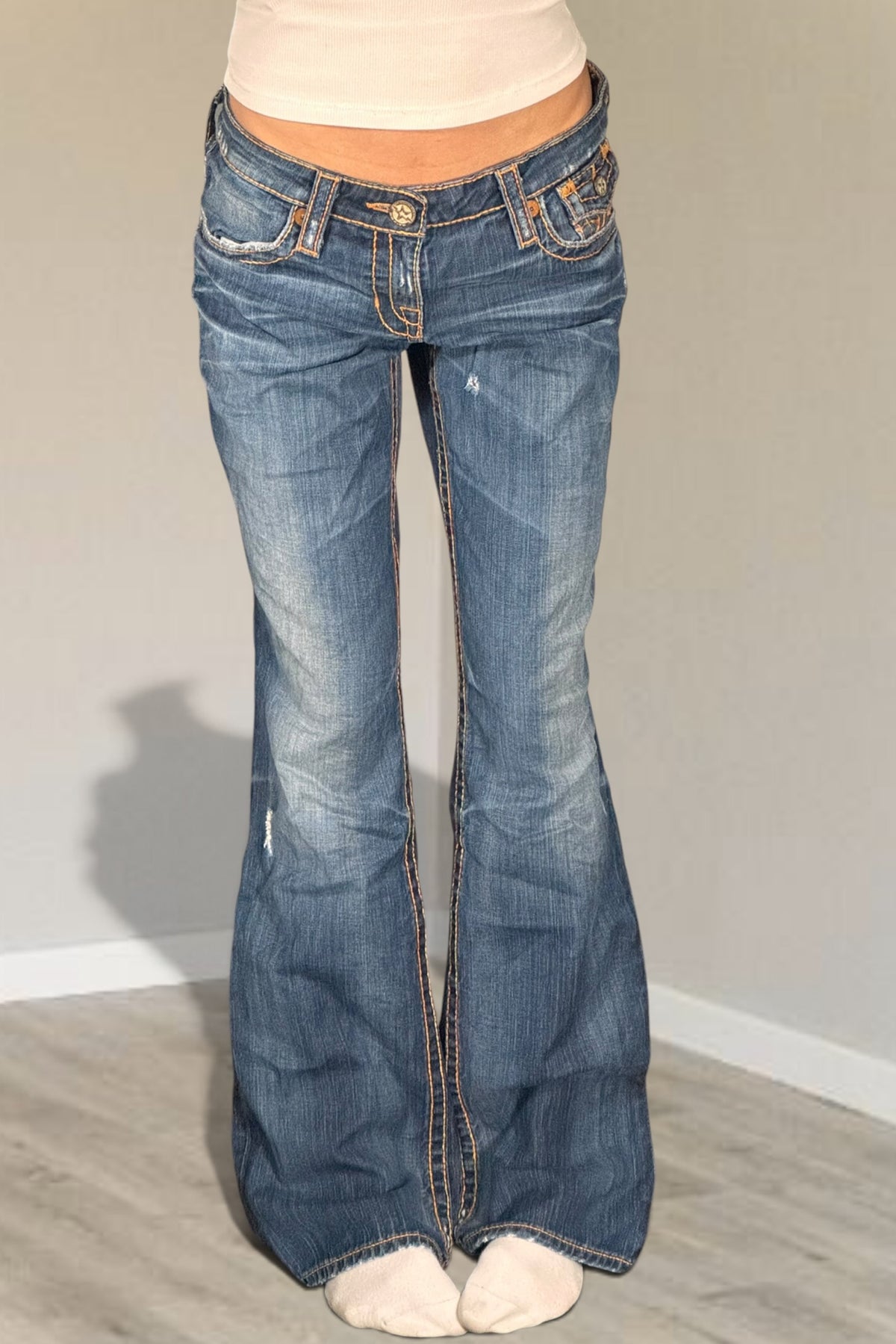 Lågmidjade jeans stl: L