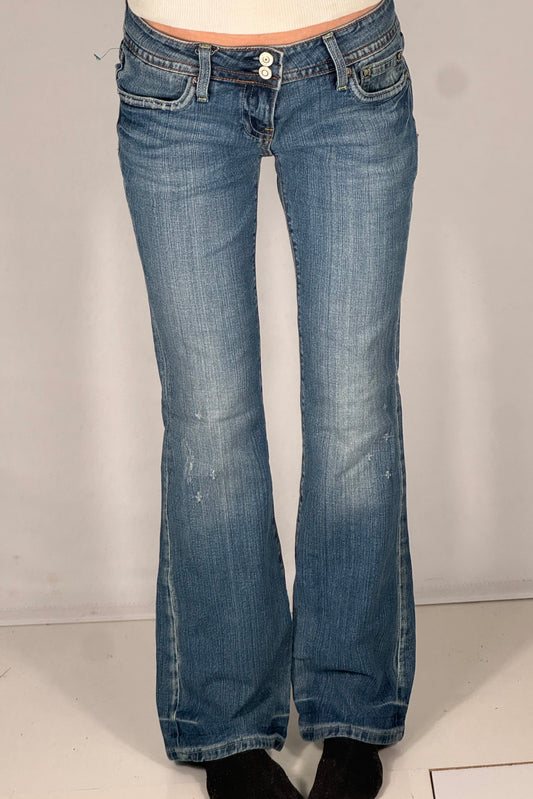 Lavtaljede jeans str: S