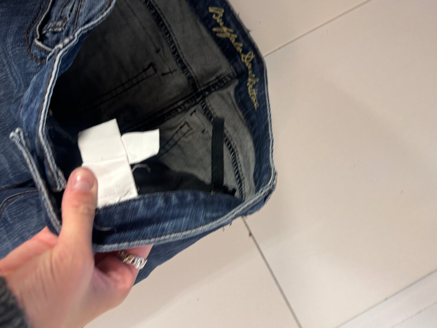 Lågmidjade jeans stl: S