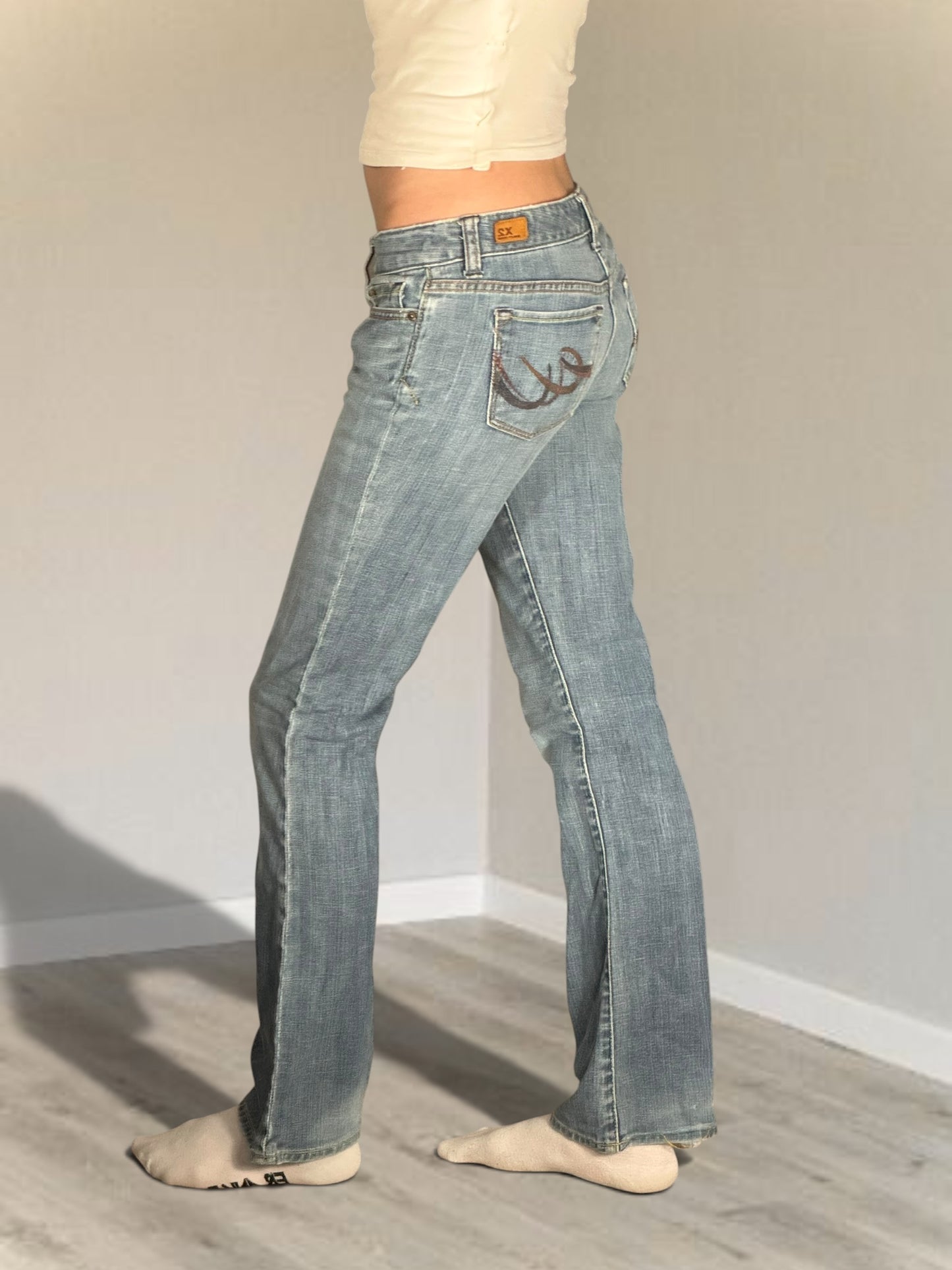 Lågmidjade jeans stl: XS