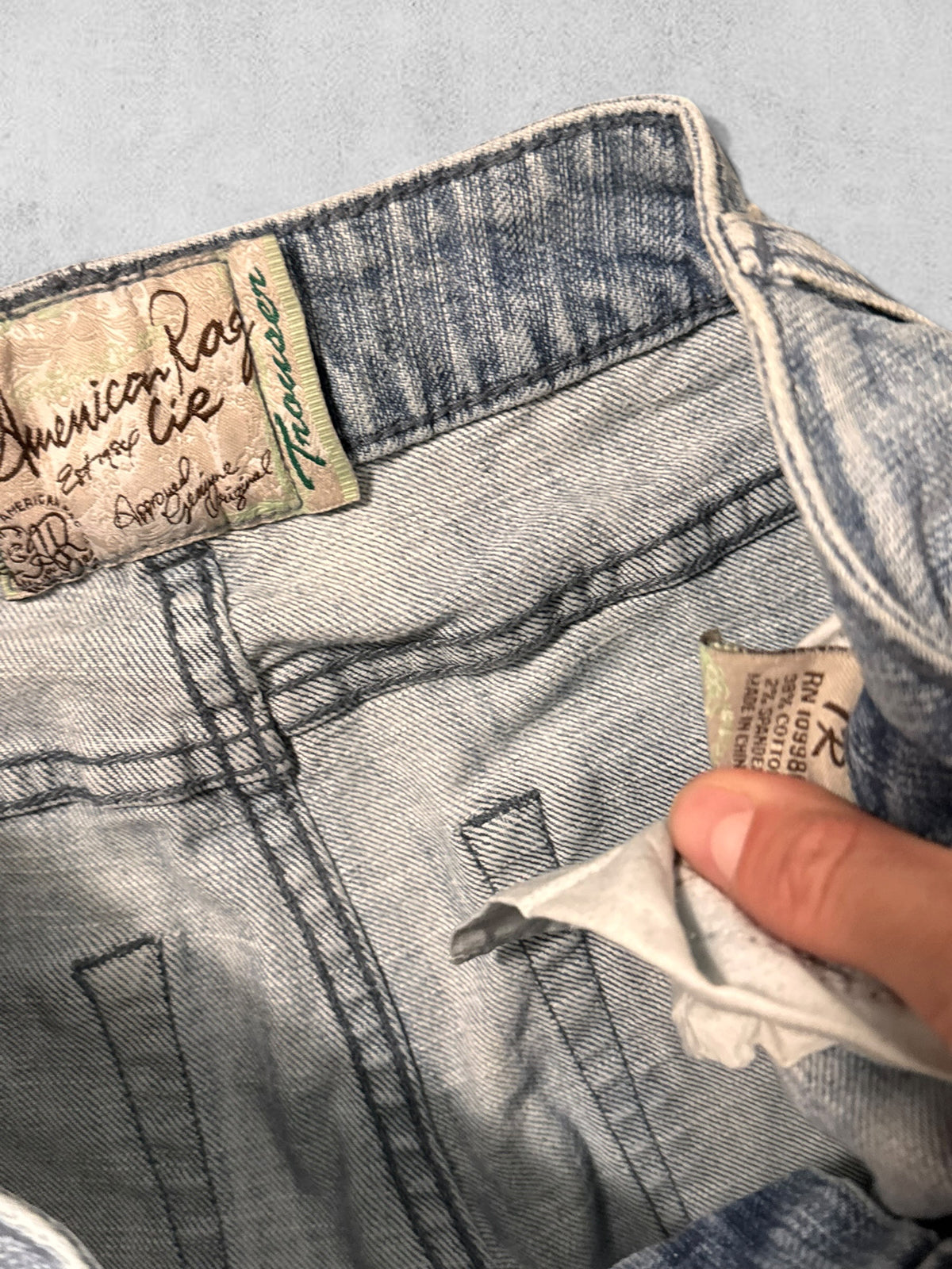Lågmidjade jeans stl: XS