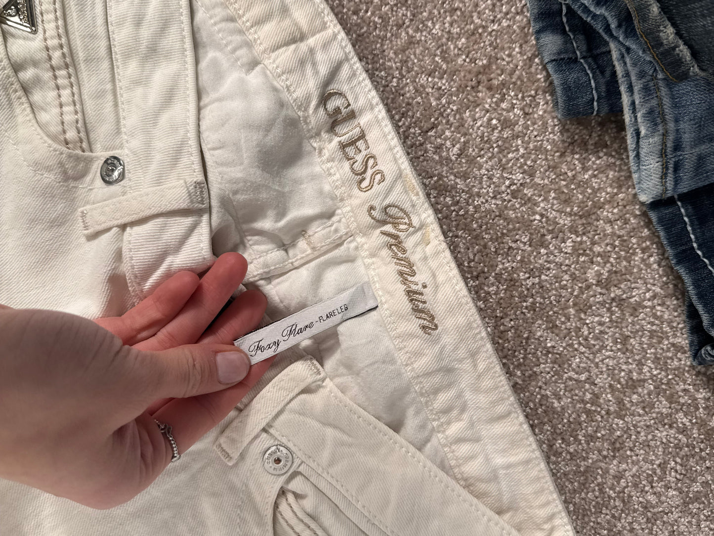 Lågmidjade jeans stl: XS