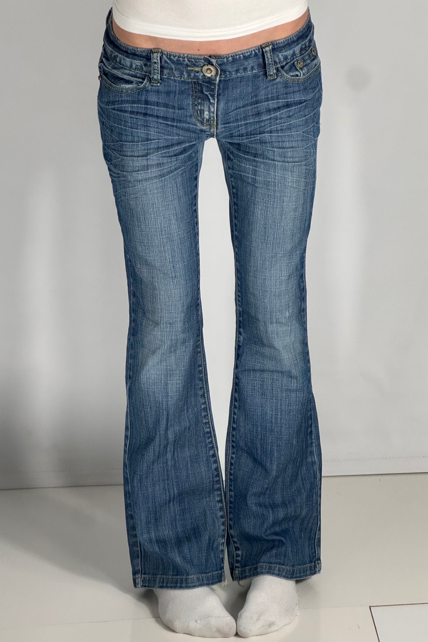 Lågmidjade jeans stl: S