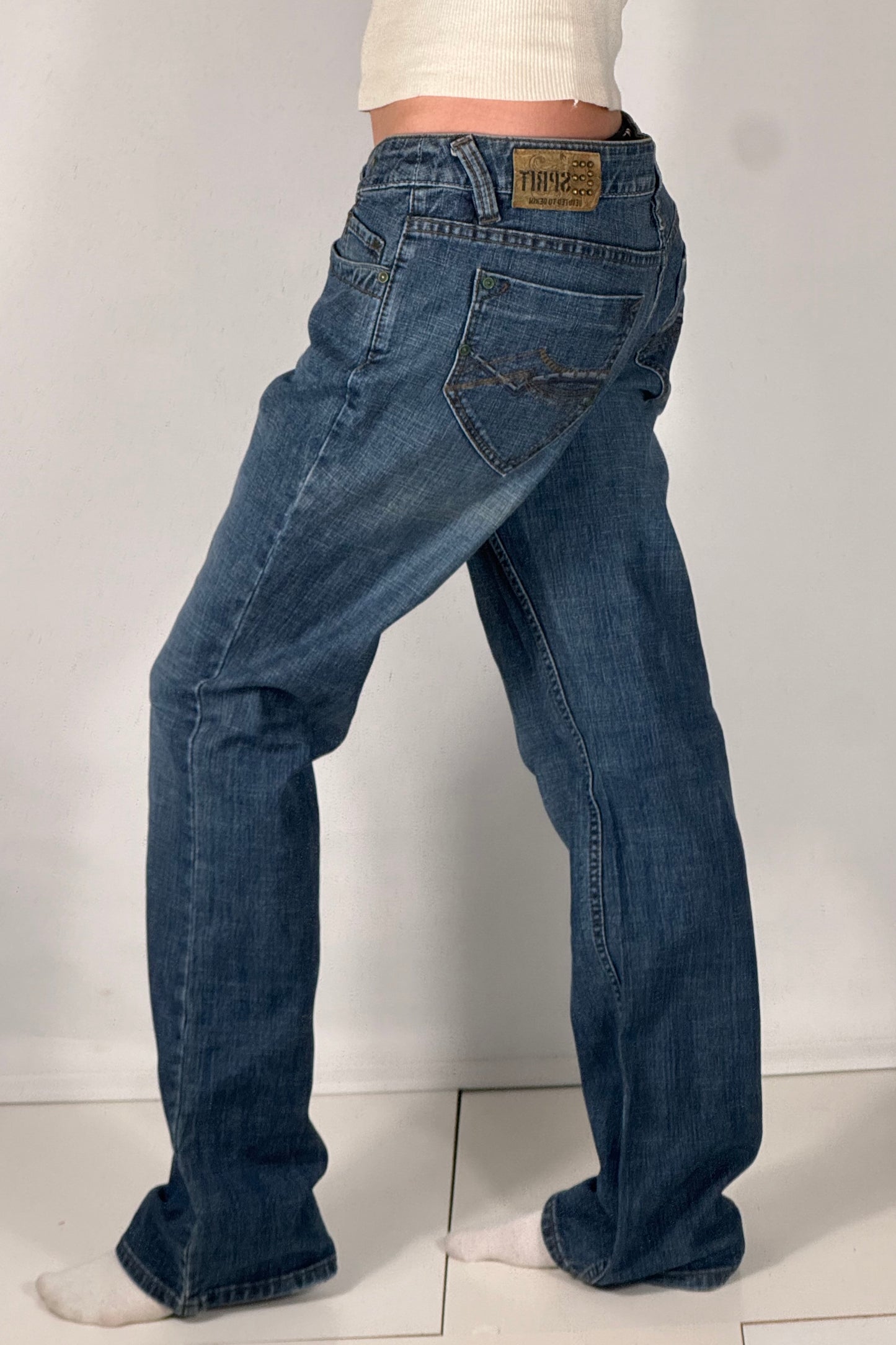 Lågmidjade jeans stl: M