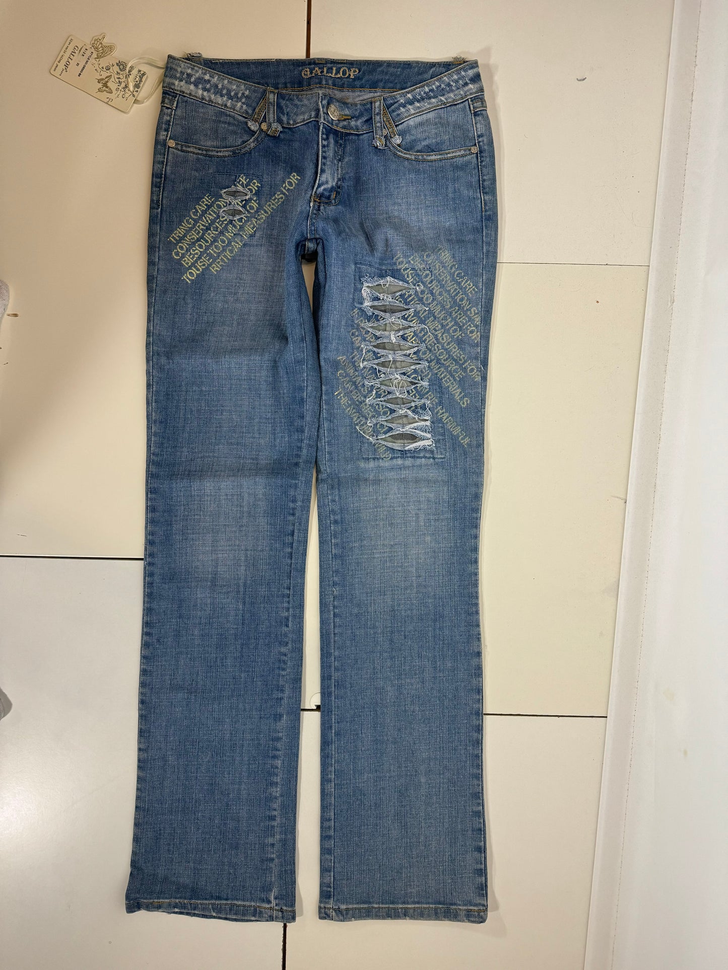 Lågmidjade jeans stl: S