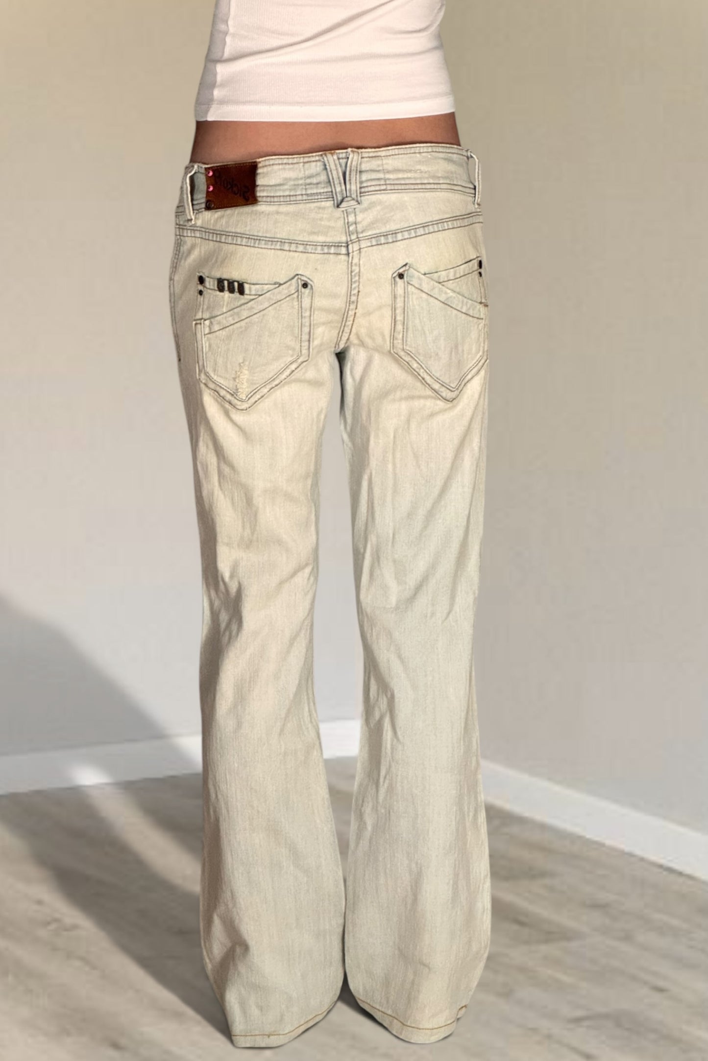 Lågmidjade jeans stl: S