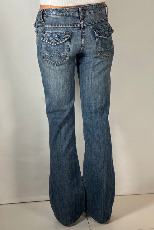 Lågmidjade jeans stl: S