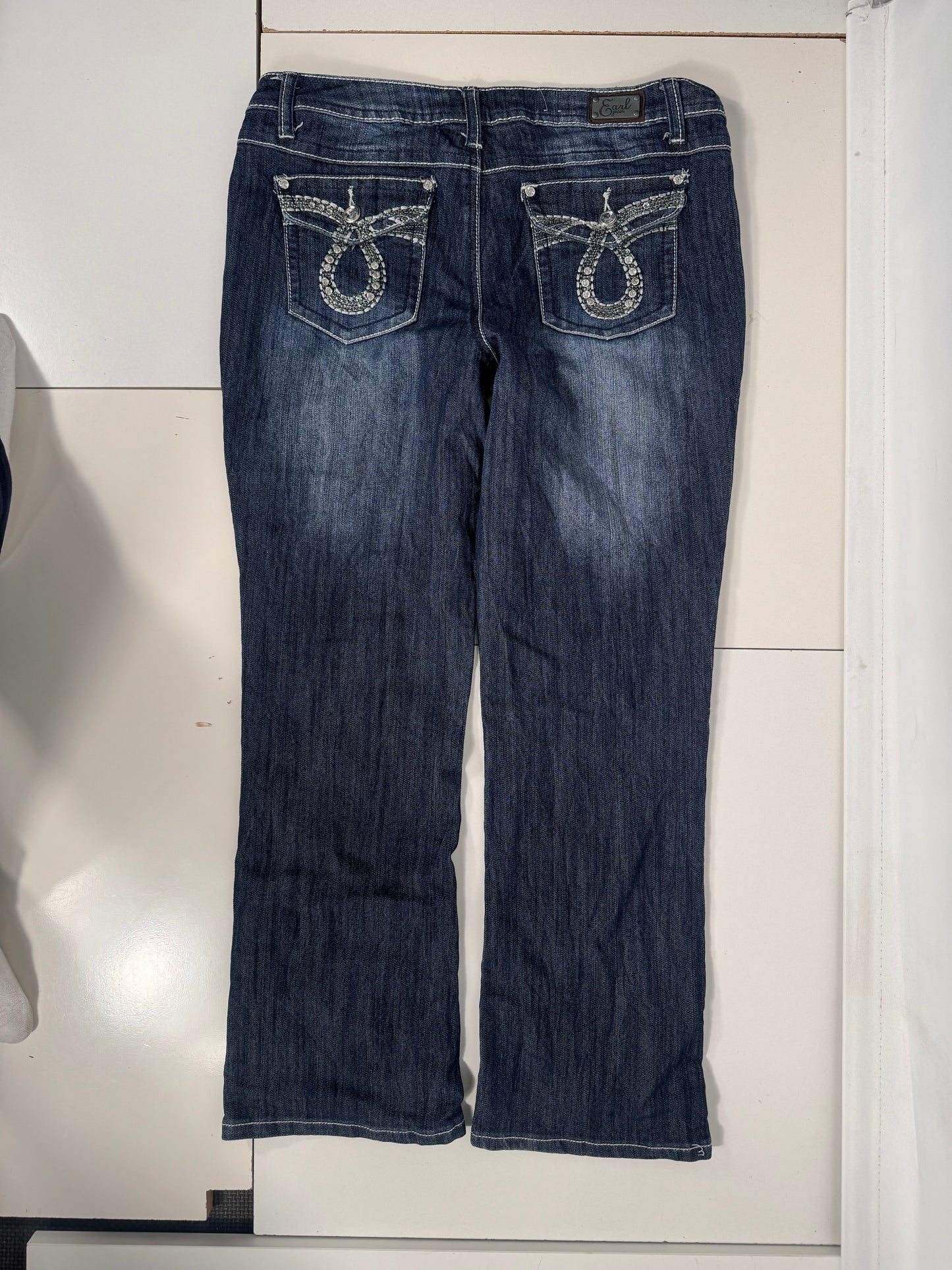 Lavtaljede jeans str: M