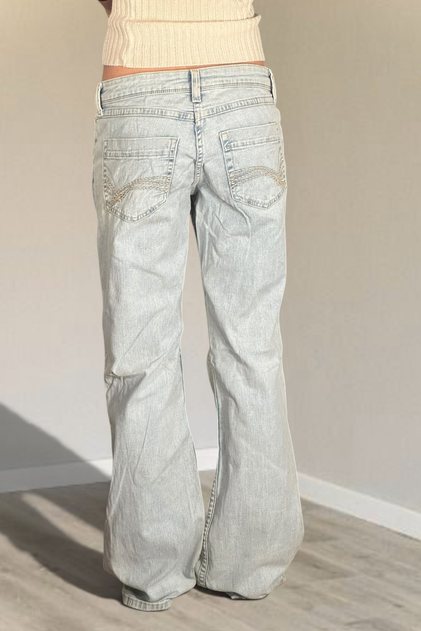 Lågmidjade jeans stl: S