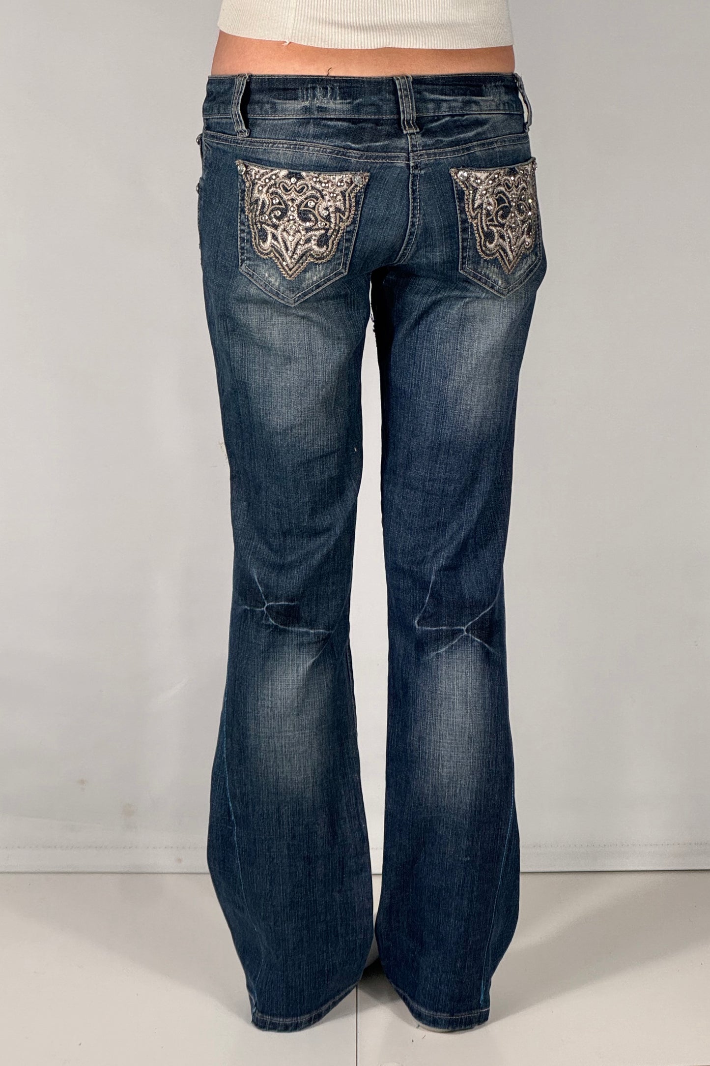 Lågmidjade jeans stl: XS